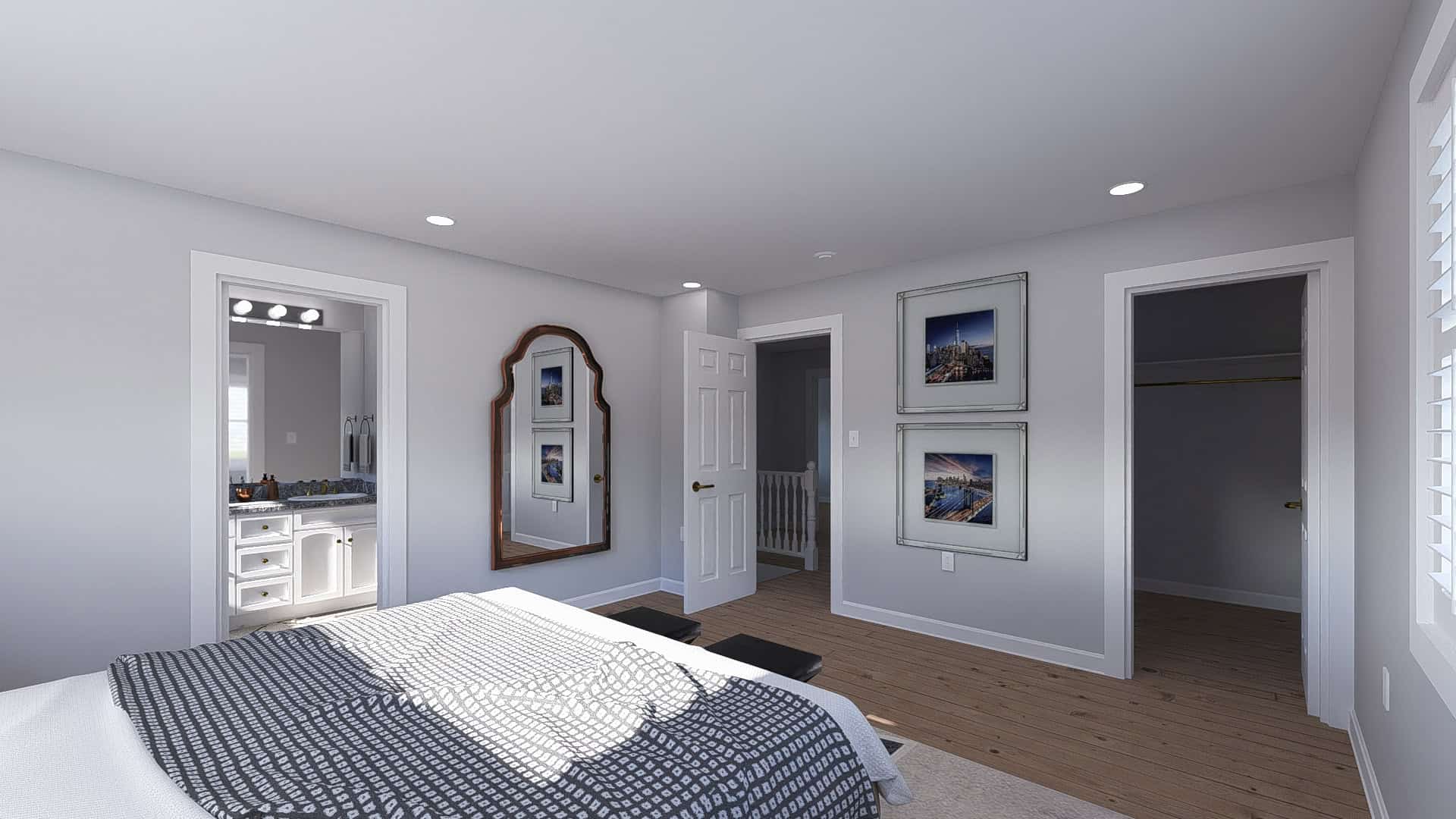 Master Bedroom of this 3-Bedroom,1811 Sq Ft Plan -187-1259