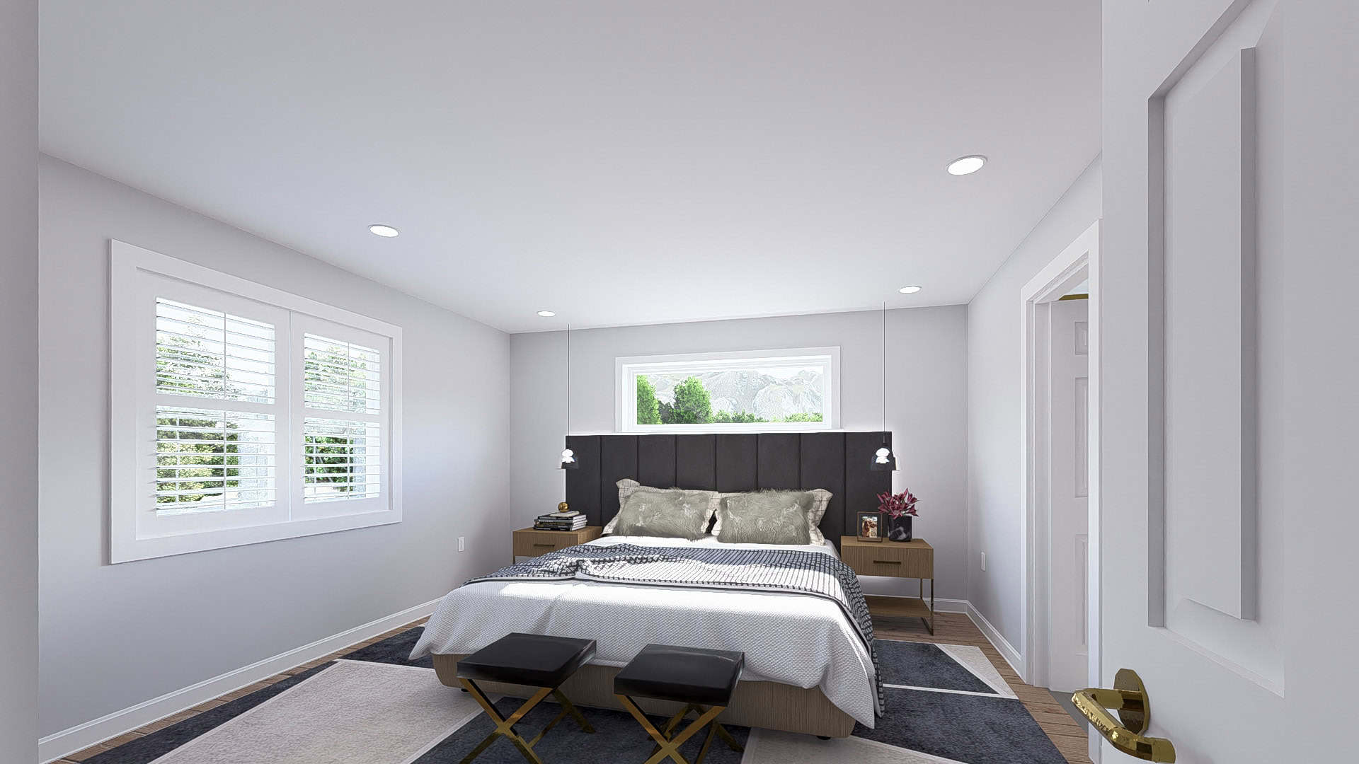 Master Bedroom of this 3-Bedroom,1811 Sq Ft Plan -187-1259