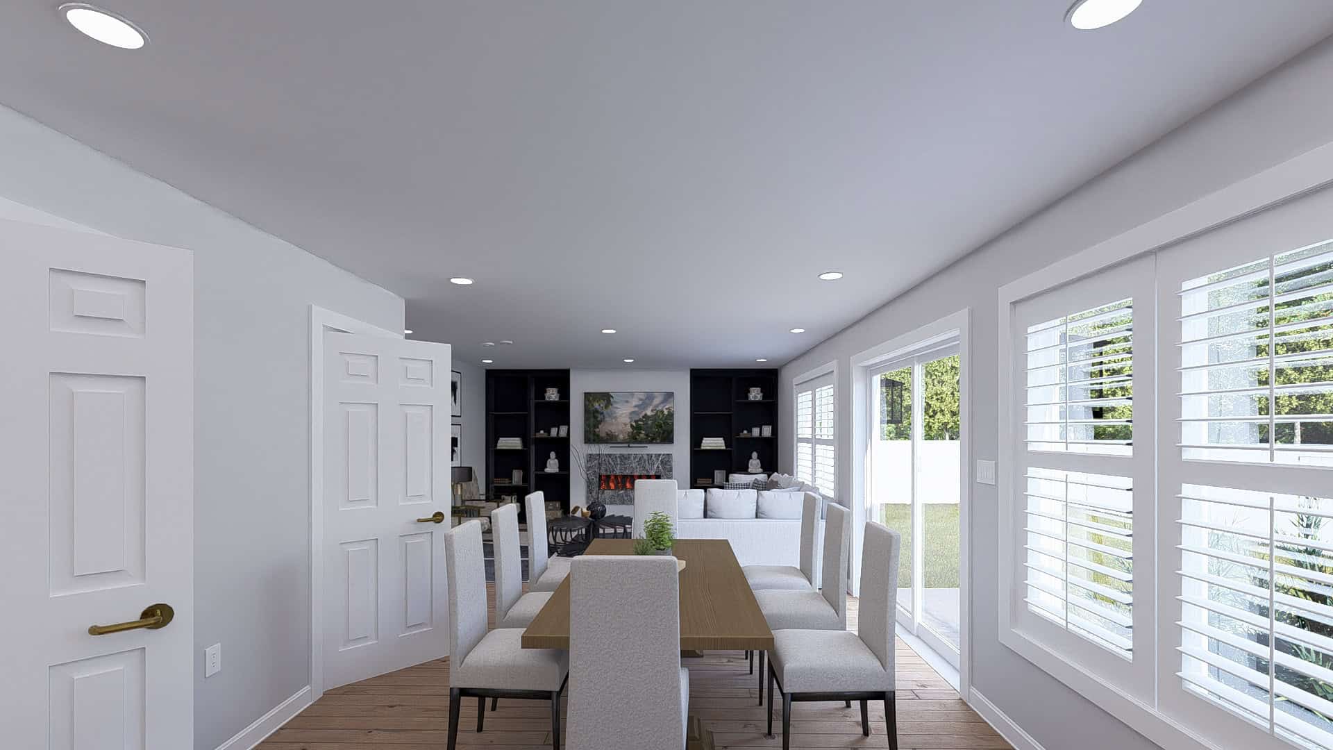 Dining Room of this 3-Bedroom,1811 Sq Ft Plan -187-1259