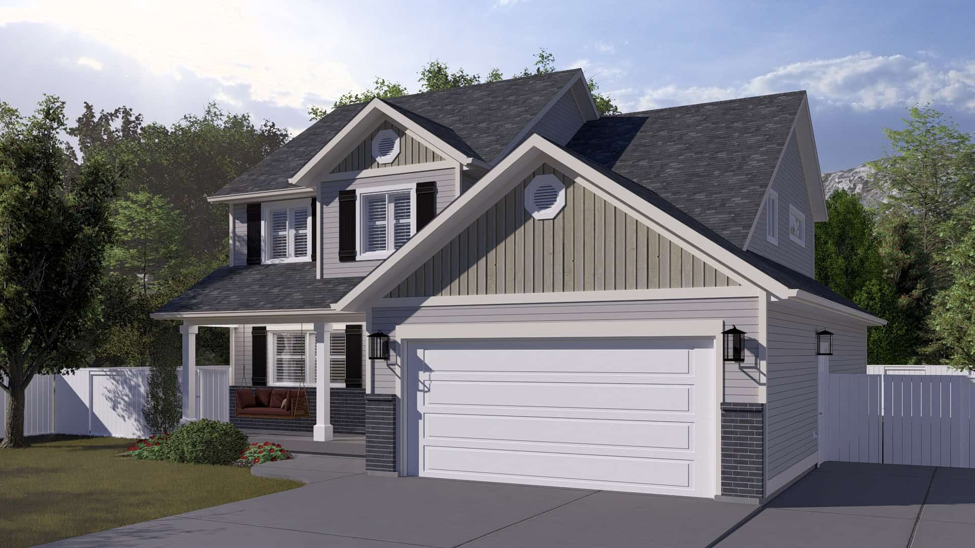 Right Side View of this 3-Bedroom,1811 Sq Ft Plan -187-1259