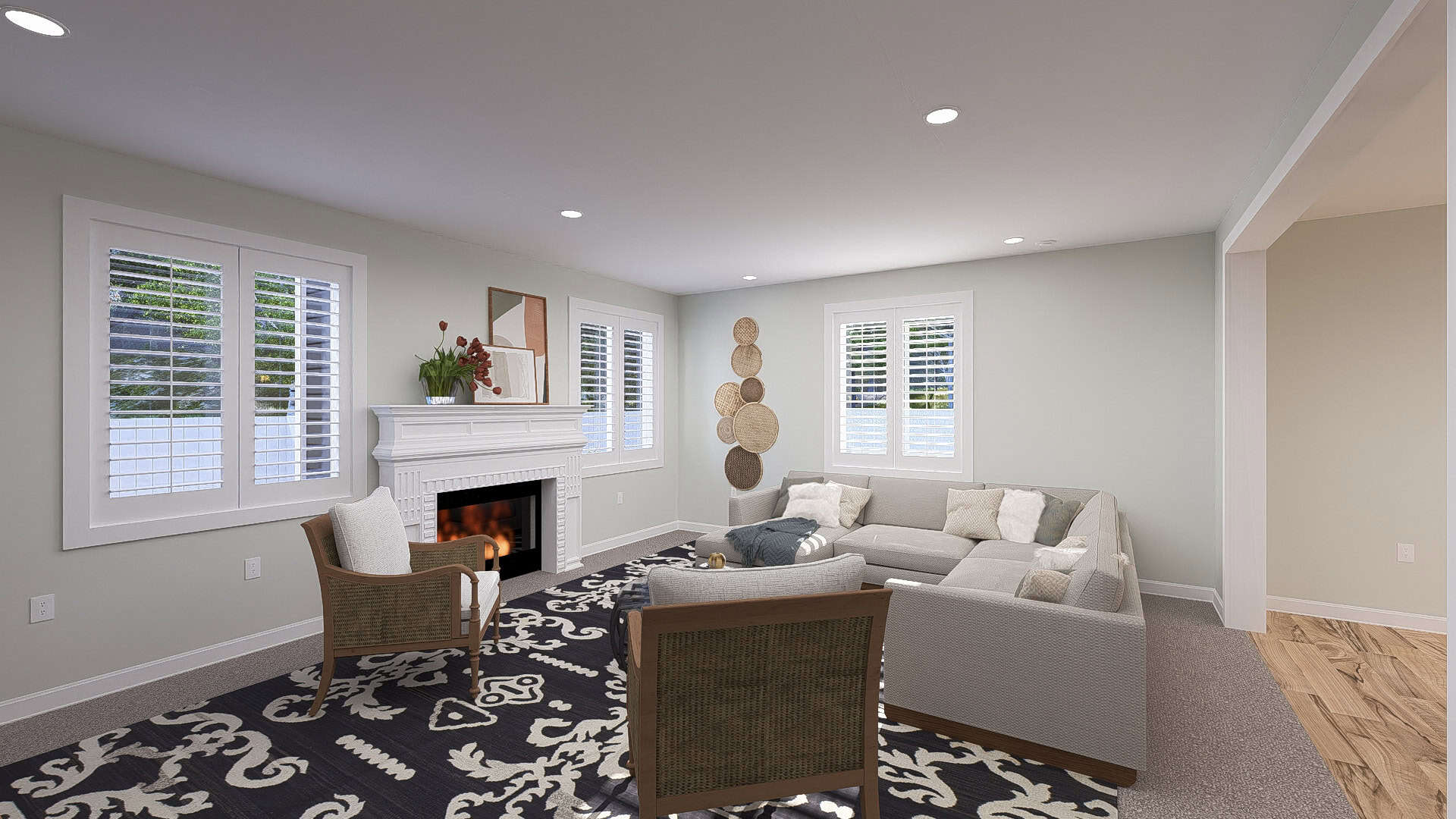 Family Room of this 3-Bedroom,2587 Sq Ft Plan -187-1260