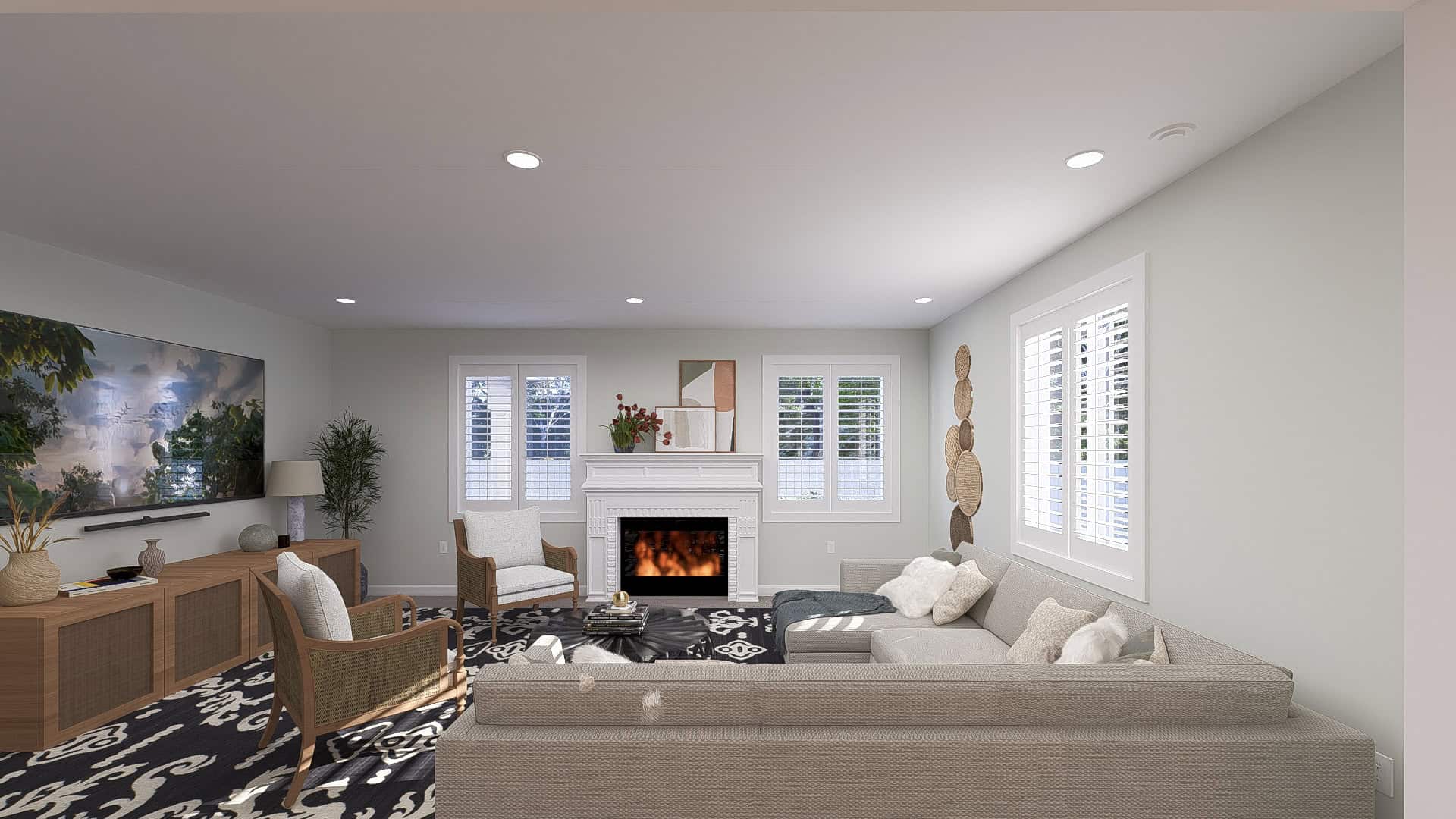 Family Room of this 3-Bedroom,2587 Sq Ft Plan -187-1260