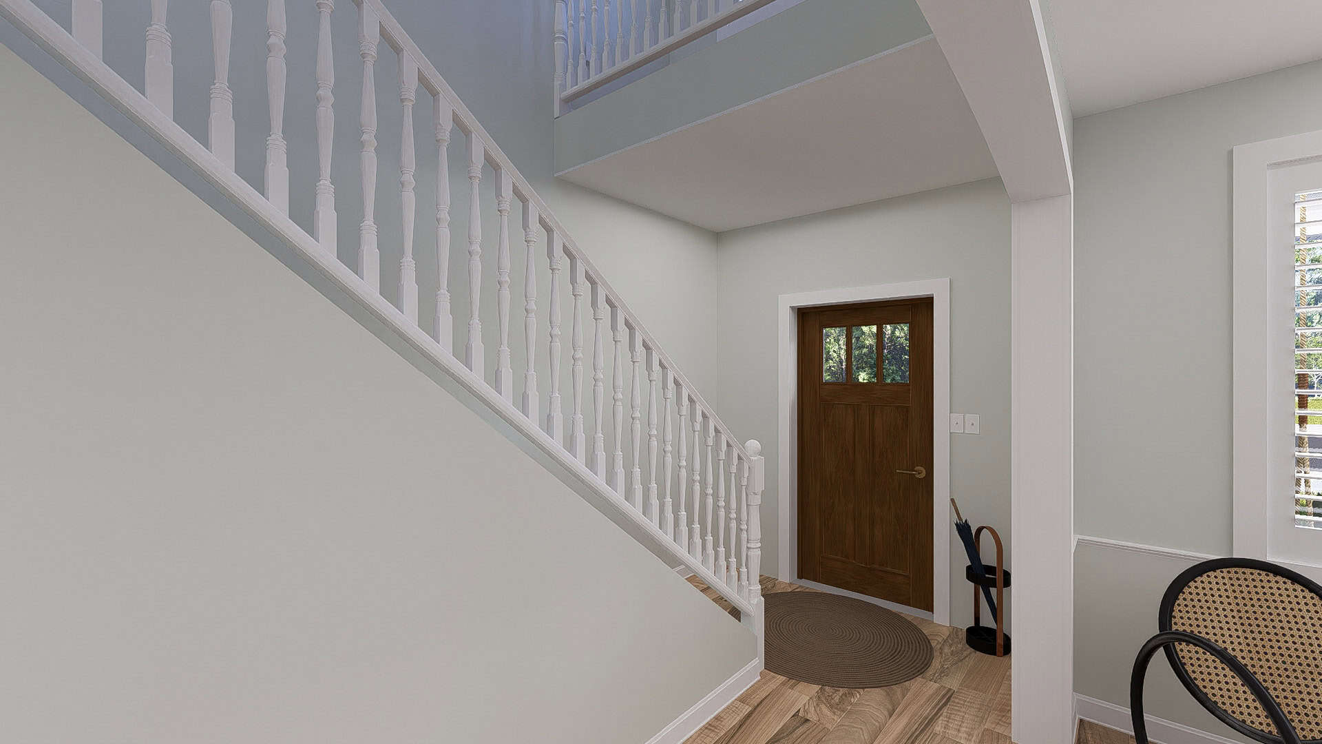 Entry Hall: Foyer of this 3-Bedroom,2587 Sq Ft Plan -187-1260