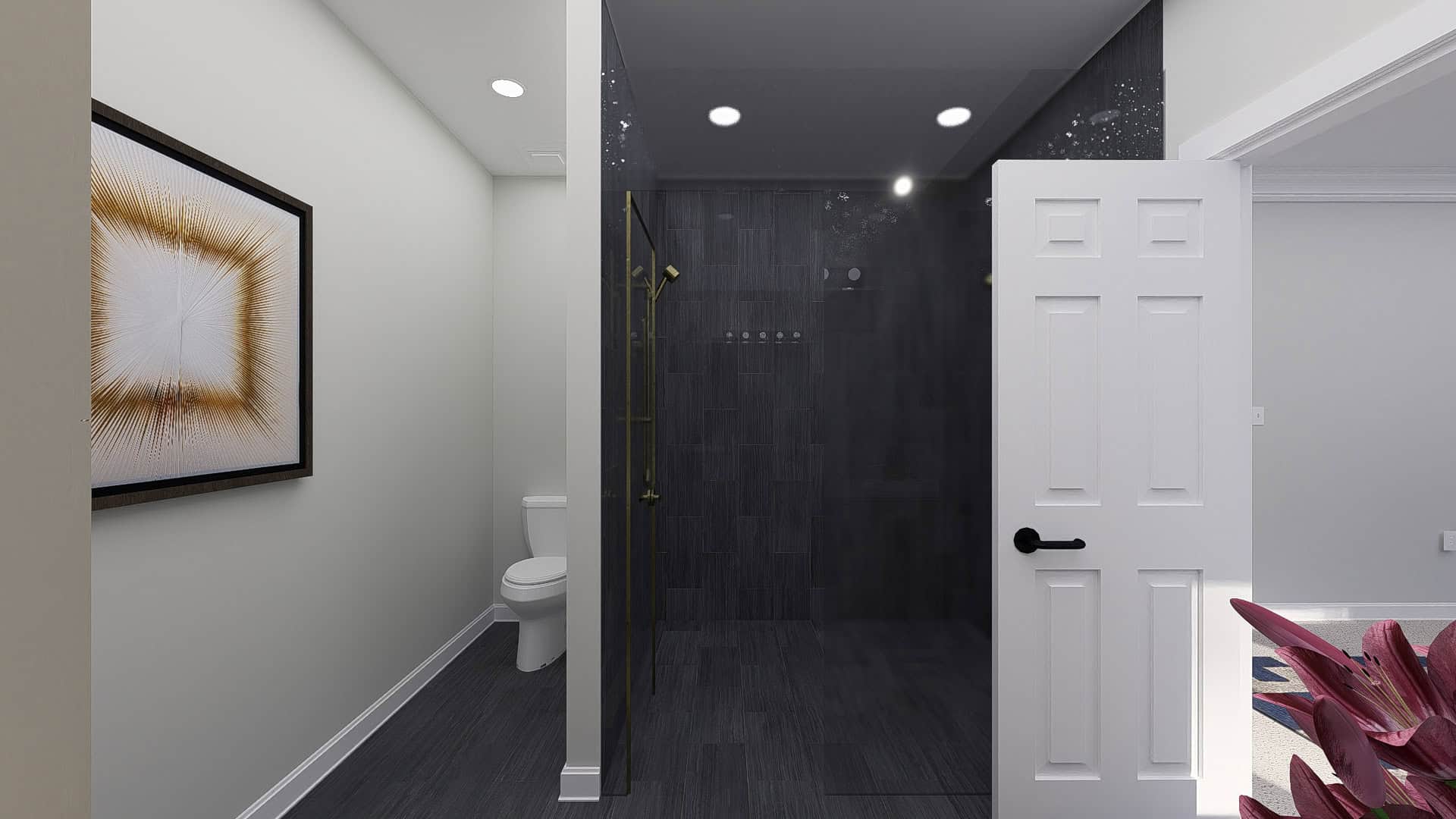 Master Bathroom: Shower of this 2-Bedroom,2254 Sq Ft Plan -187-1261