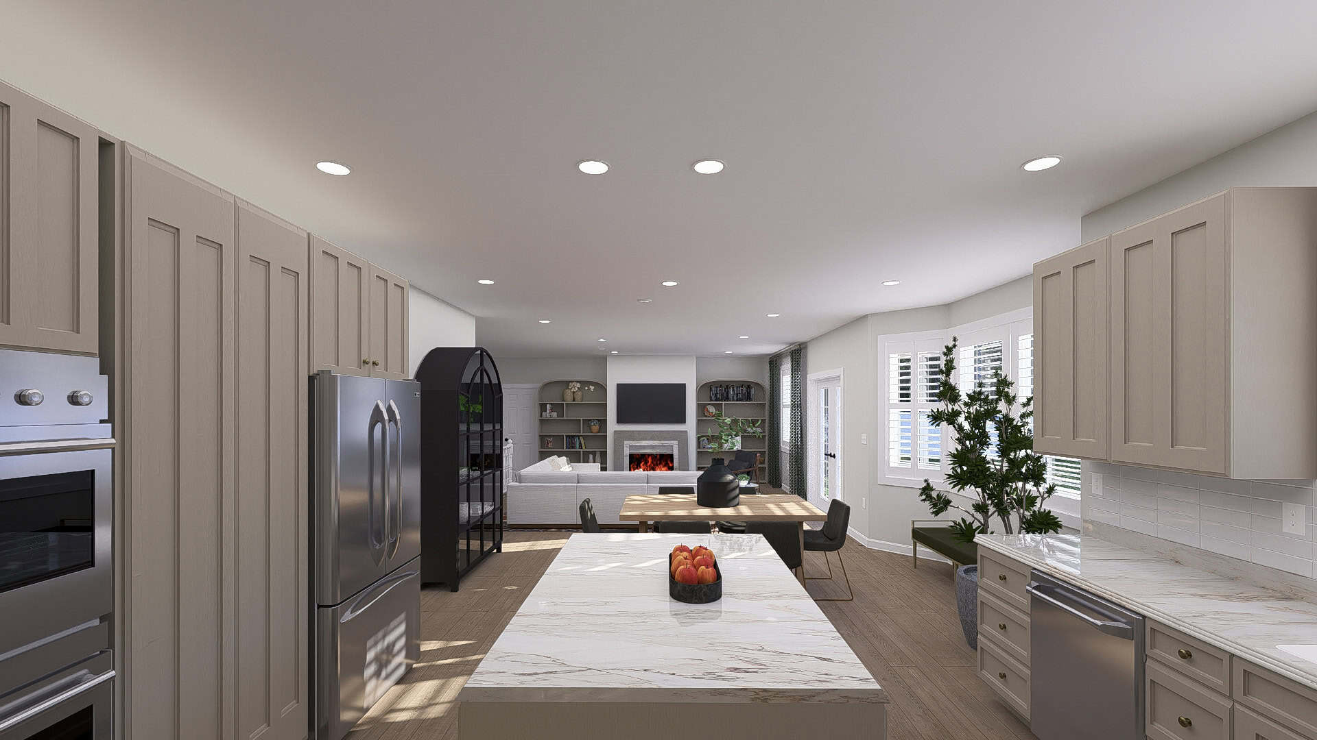 Kitchen: Kitchen Island of this 2-Bedroom,2254 Sq Ft Plan -187-1261