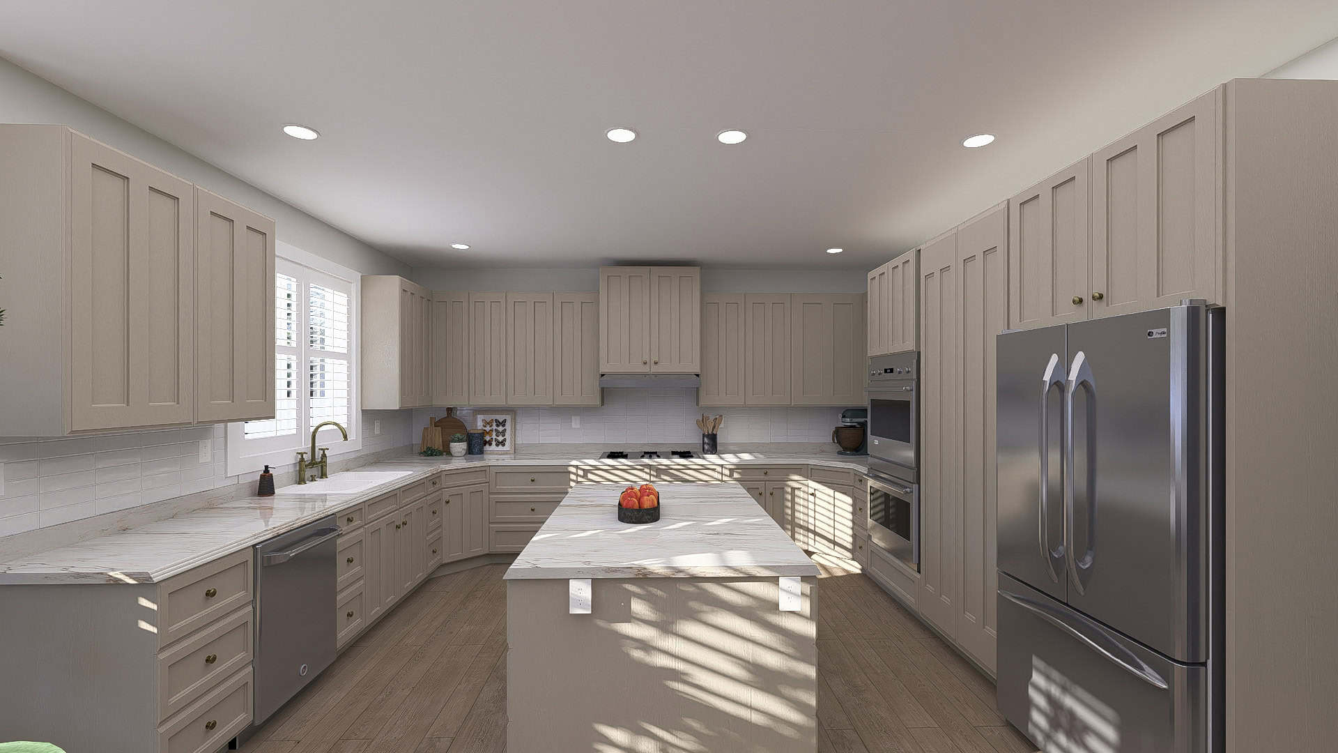 Kitchen: Kitchen Island of this 2-Bedroom,2254 Sq Ft Plan -187-1261