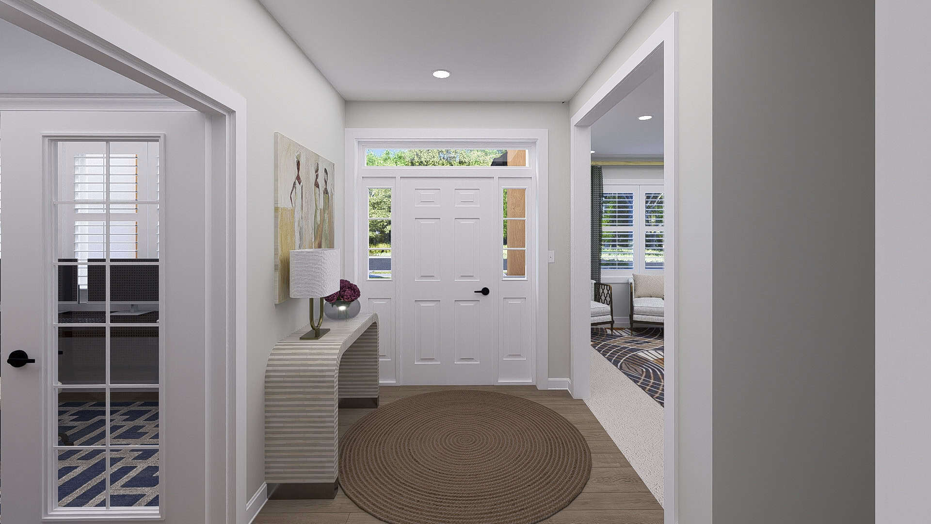Entry Hall of this 2-Bedroom,2254 Sq Ft Plan -187-1261