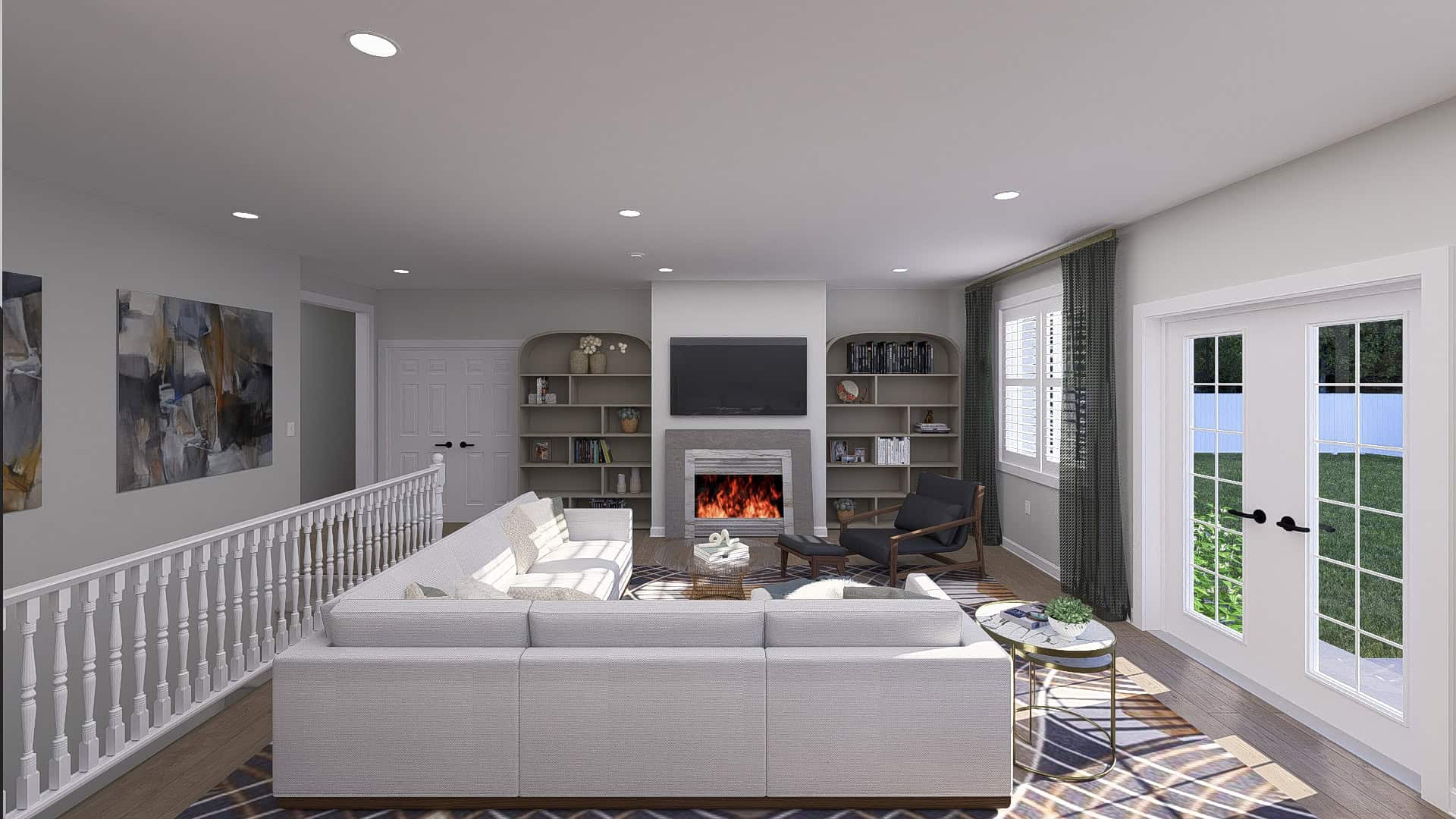 Family Room of this 2-Bedroom,2254 Sq Ft Plan -187-1261