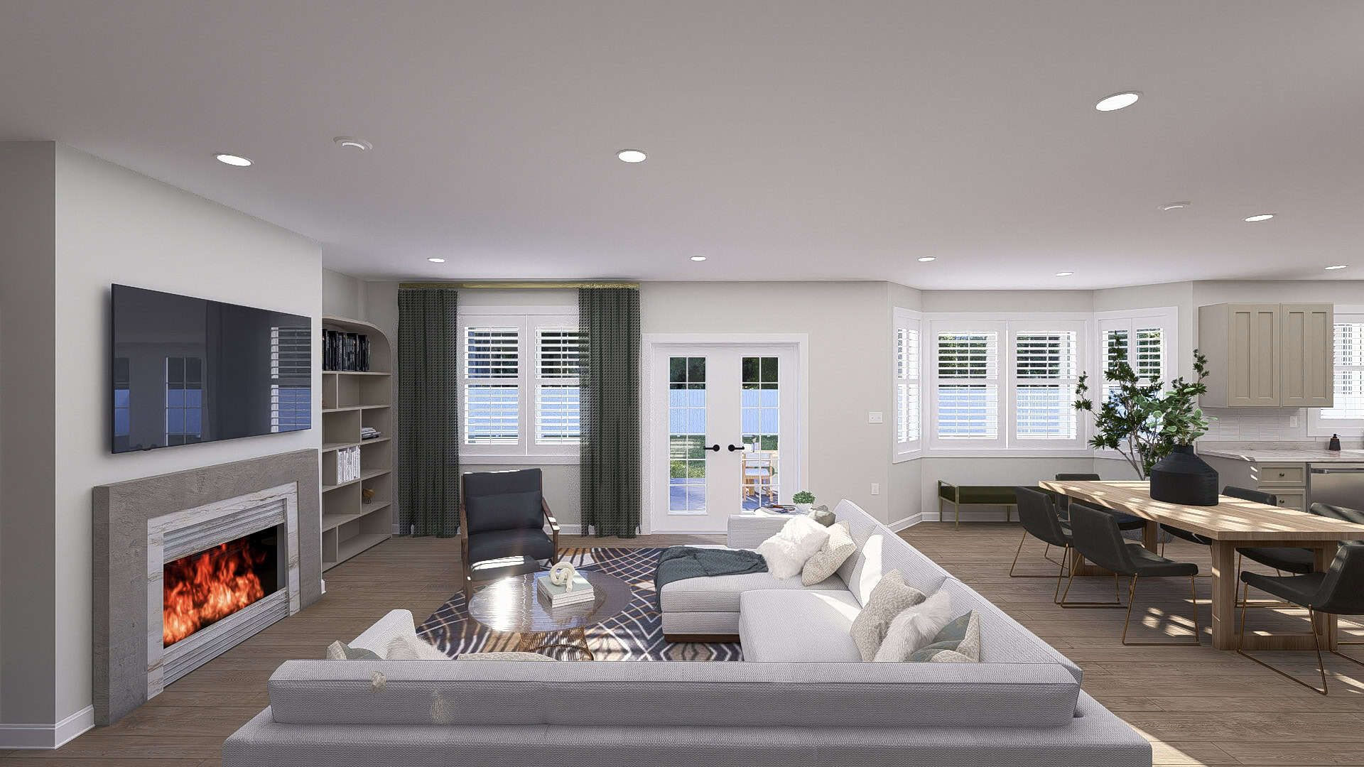 Family Room of this 2-Bedroom,2254 Sq Ft Plan -187-1261