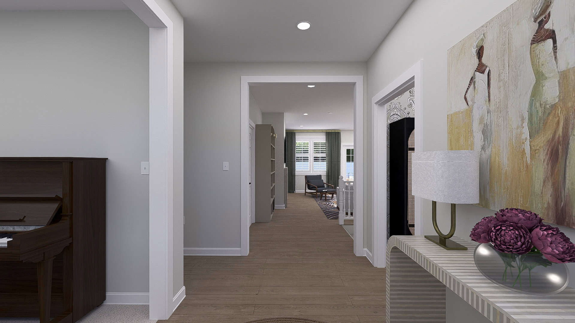 Entry Hall: Foyer of this 2-Bedroom,2254 Sq Ft Plan -187-1261