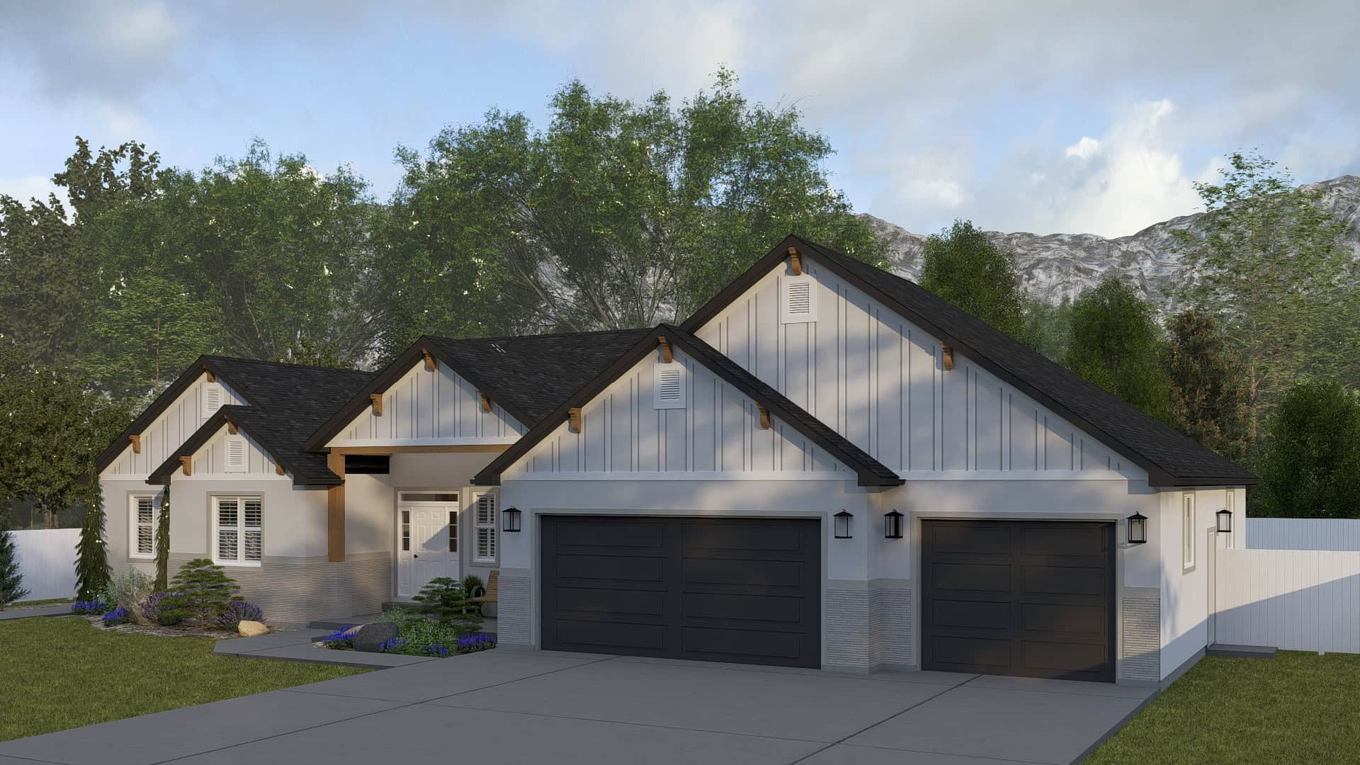 Right Side View of this 2-Bedroom,2254 Sq Ft Plan -187-1261