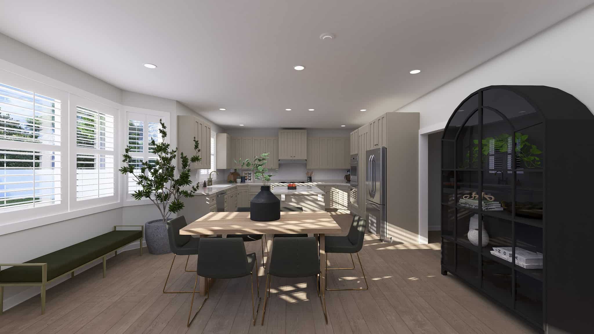 Dining Room of this 2-Bedroom,2254 Sq Ft Plan -187-1261