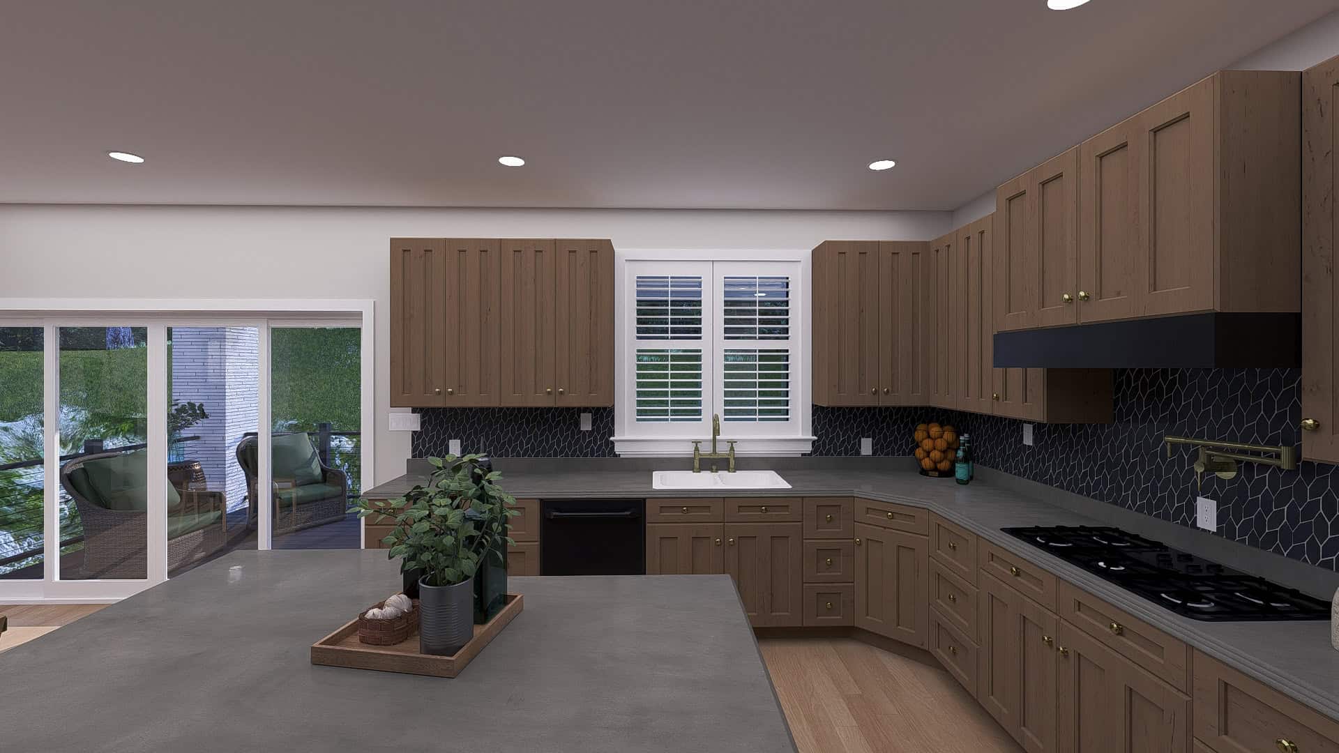 Kitchen of this 5-Bedroom,3163 Sq Ft Plan -187-1262