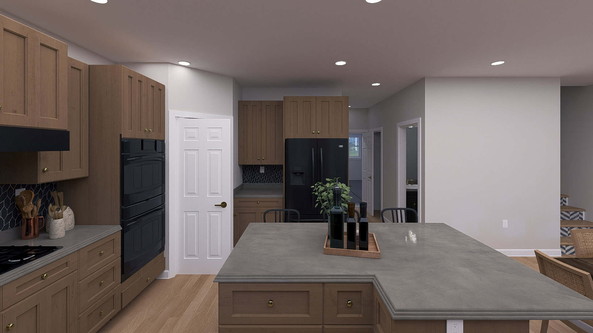 Kitchen: Kitchen Island of this 5-Bedroom,3163 Sq Ft Plan -187-1262