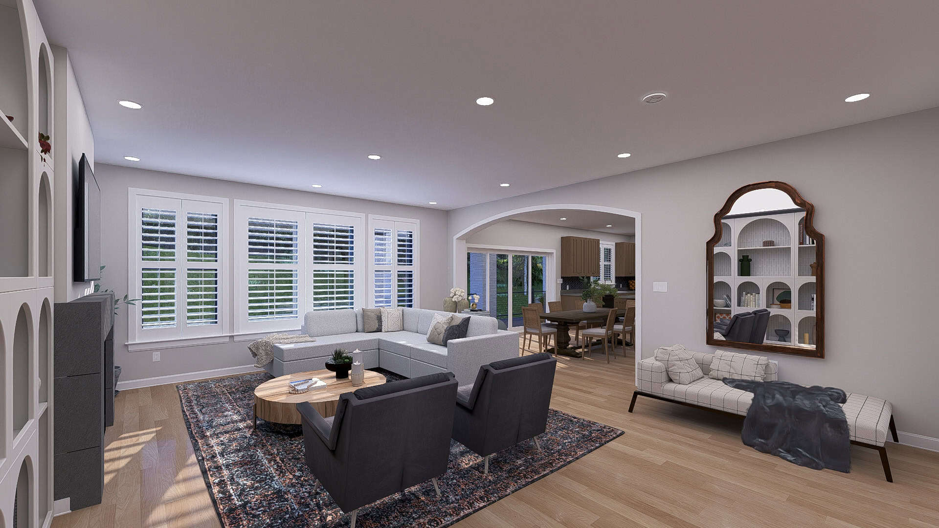 Family Room of this 5-Bedroom,3163 Sq Ft Plan -187-1262