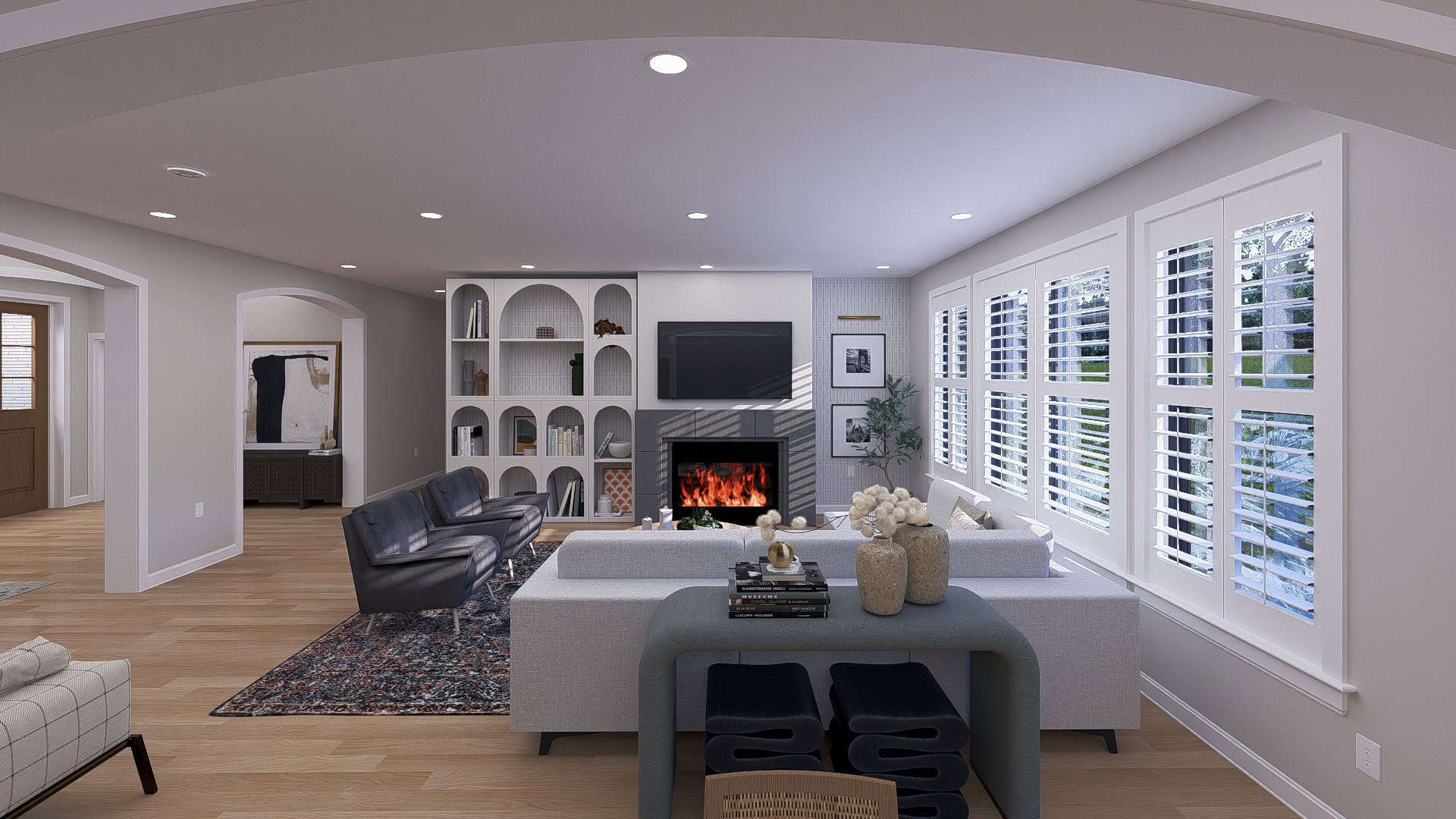 Family Room of this 5-Bedroom,3163 Sq Ft Plan -187-1262