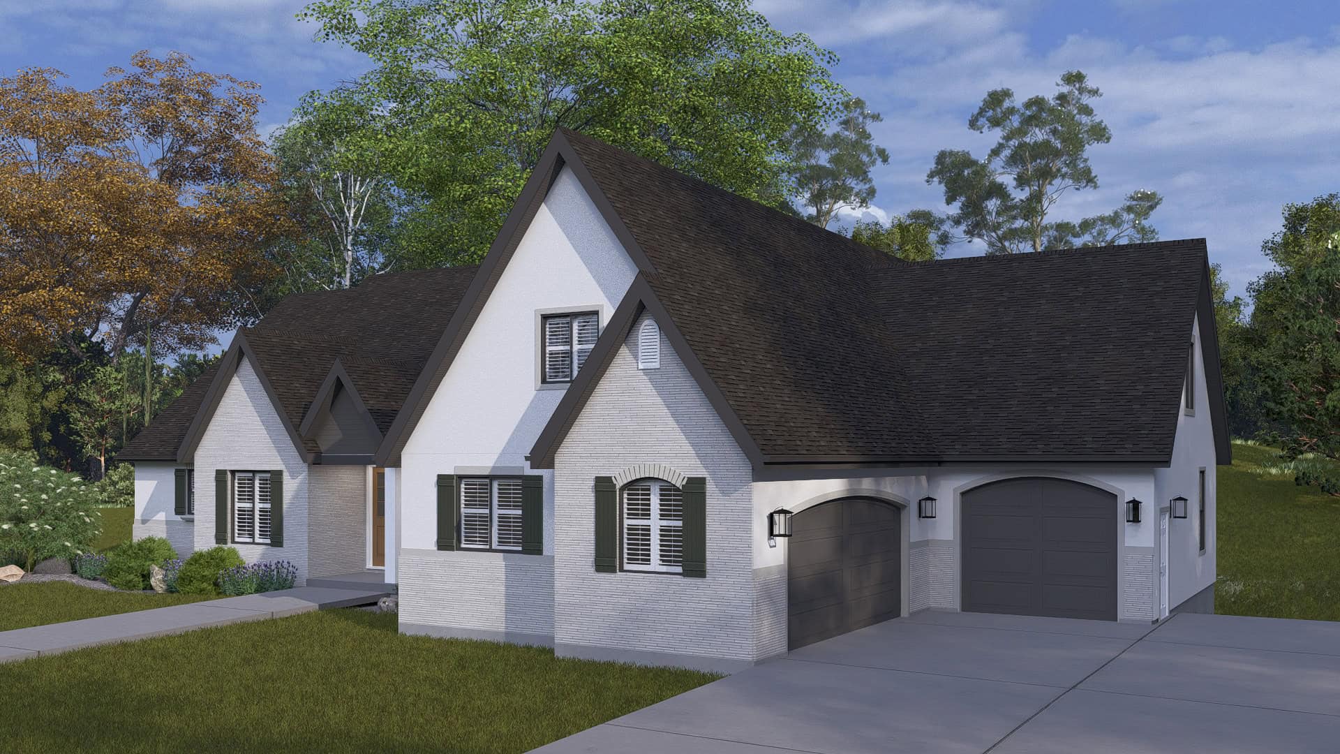 Right Side View of this 5-Bedroom,3163 Sq Ft Plan -187-1262