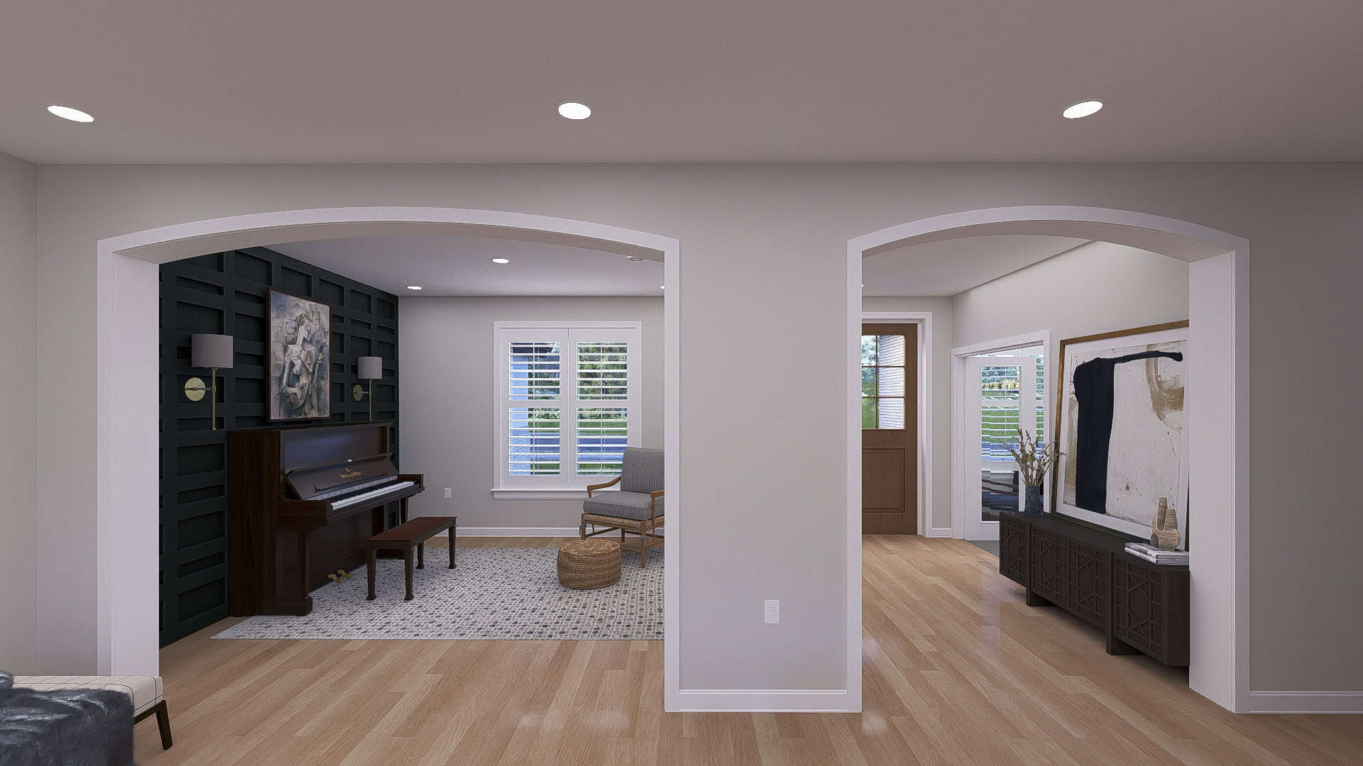 Home Office of this 5-Bedroom,3163 Sq Ft Plan -187-1262