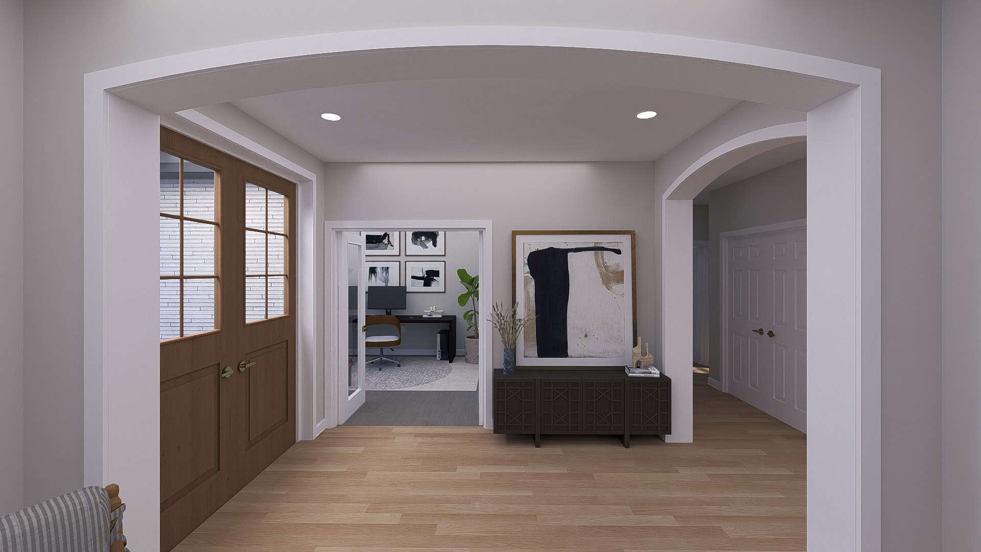 Entry Hall: Foyer of this 5-Bedroom,3163 Sq Ft Plan -187-1262