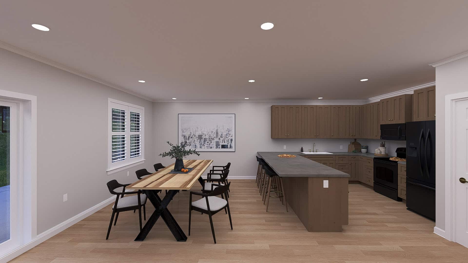 Dining Room of this 5-Bedroom,3163 Sq Ft Plan -187-1262