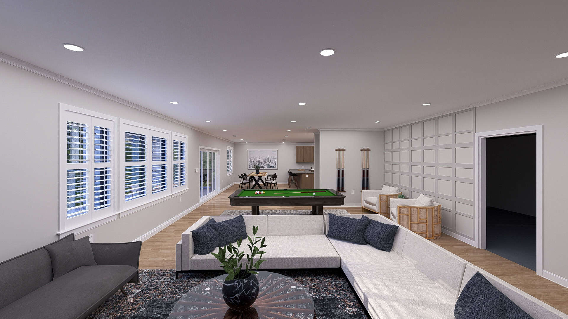 Family Room of this 5-Bedroom,3163 Sq Ft Plan -187-1262