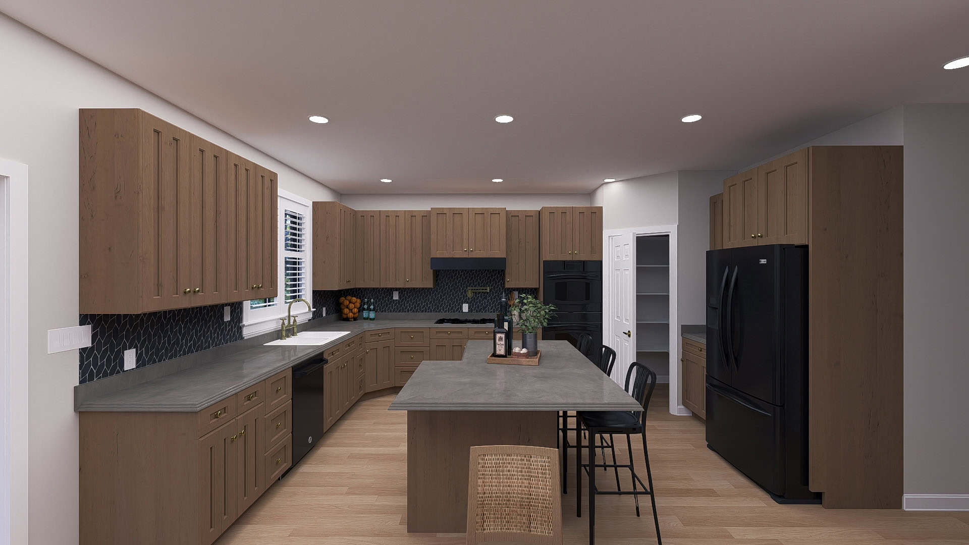 Dining Room of this 5-Bedroom,3163 Sq Ft Plan -187-1262