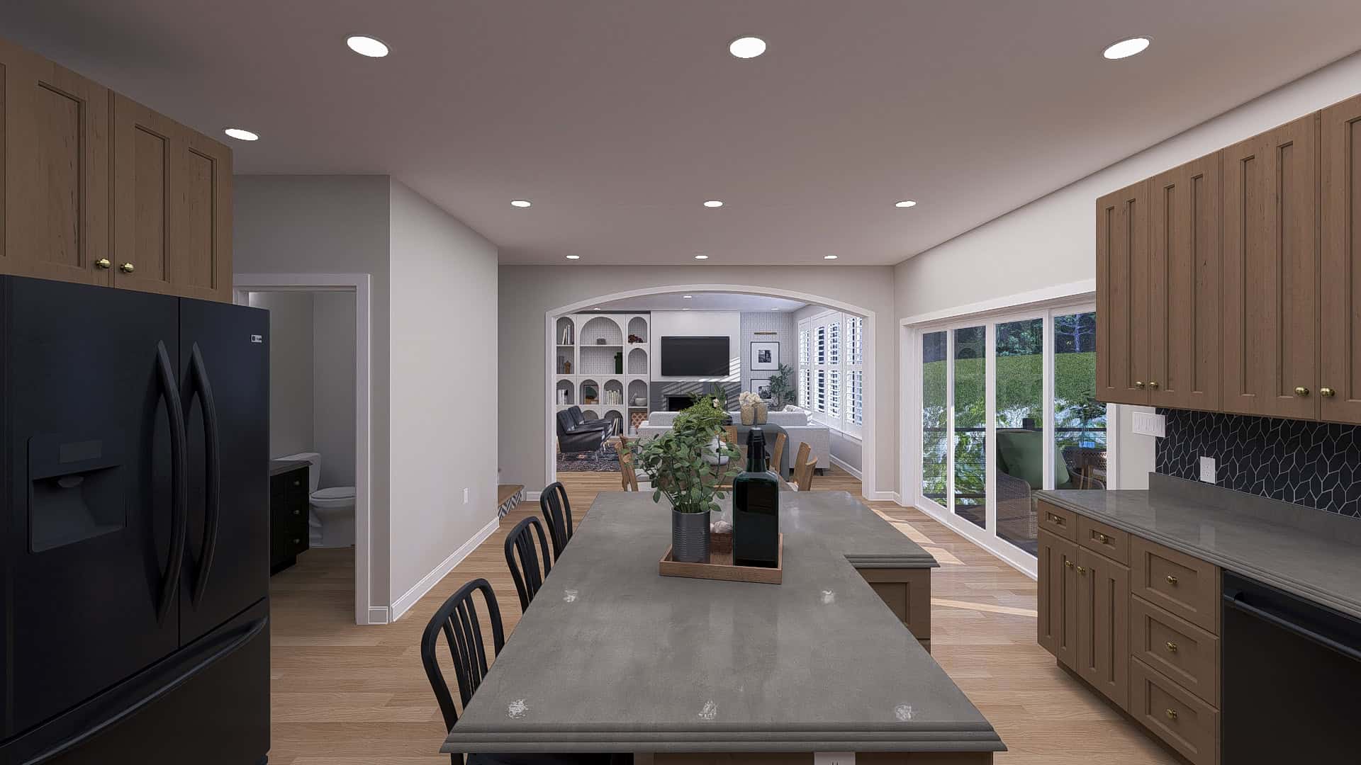 Dining Room of this 5-Bedroom,3163 Sq Ft Plan -187-1262