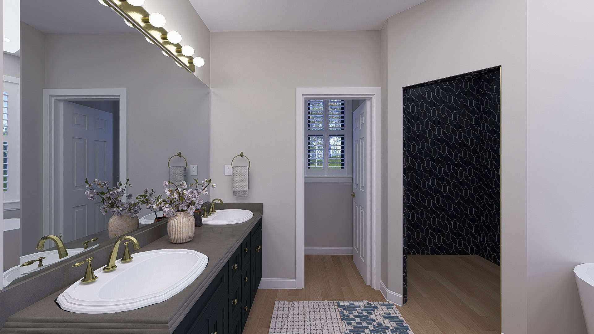 Master Bathroom: Sink/Vanity of this 5-Bedroom,3163 Sq Ft Plan -187-1262