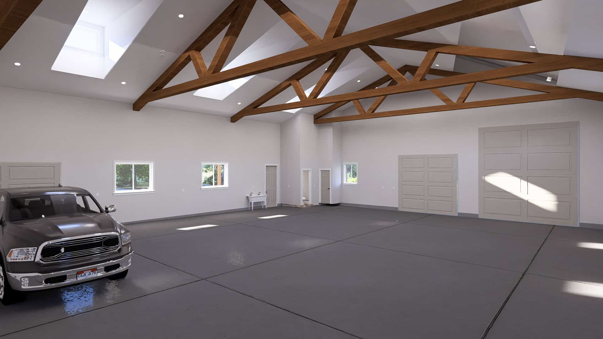 Garage of this 0-Bedroom,1 Sq Ft Plan -187-1263