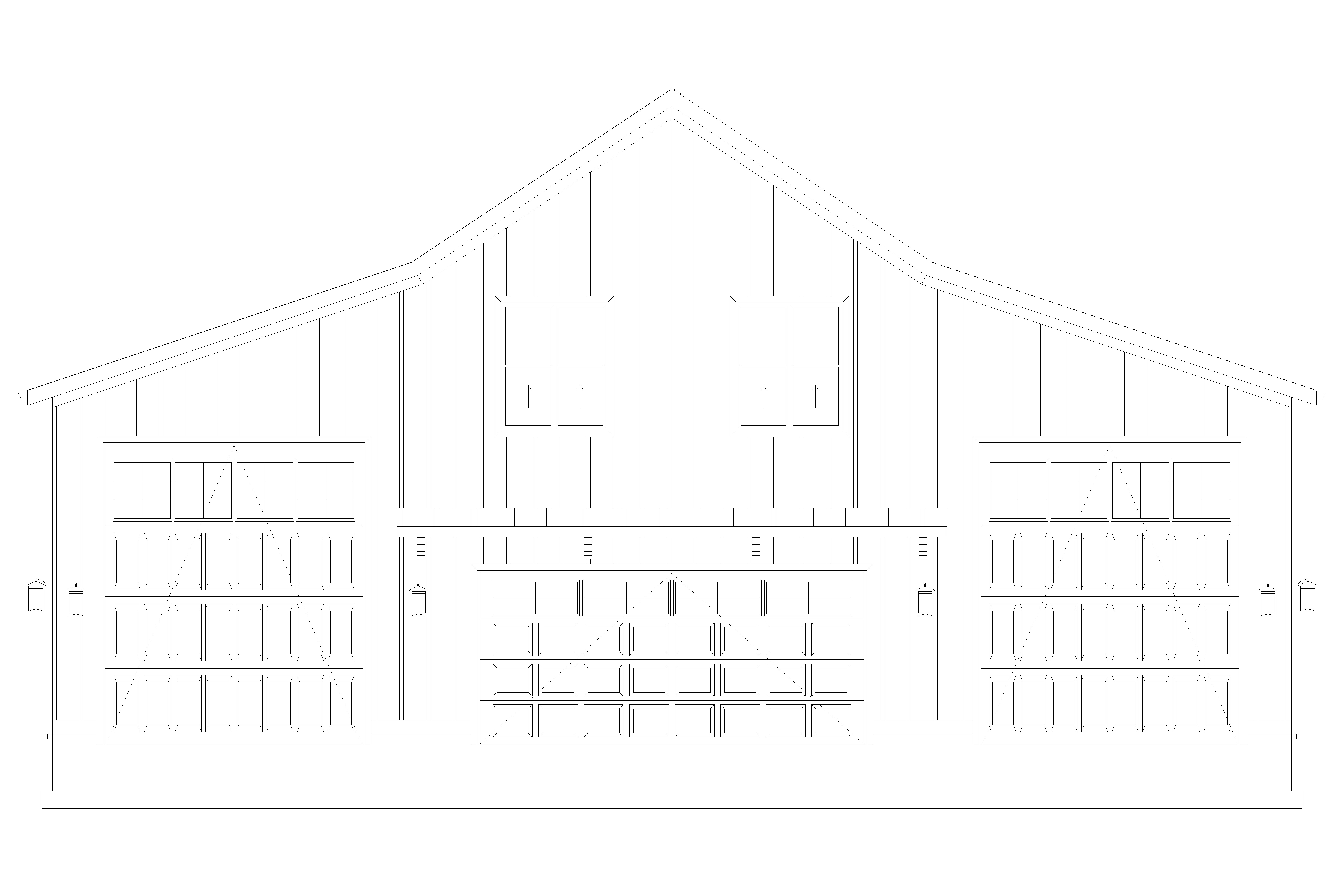 Home Plan Front Elevation of this 2-Bedroom,1587 Sq Ft Plan -187-1264