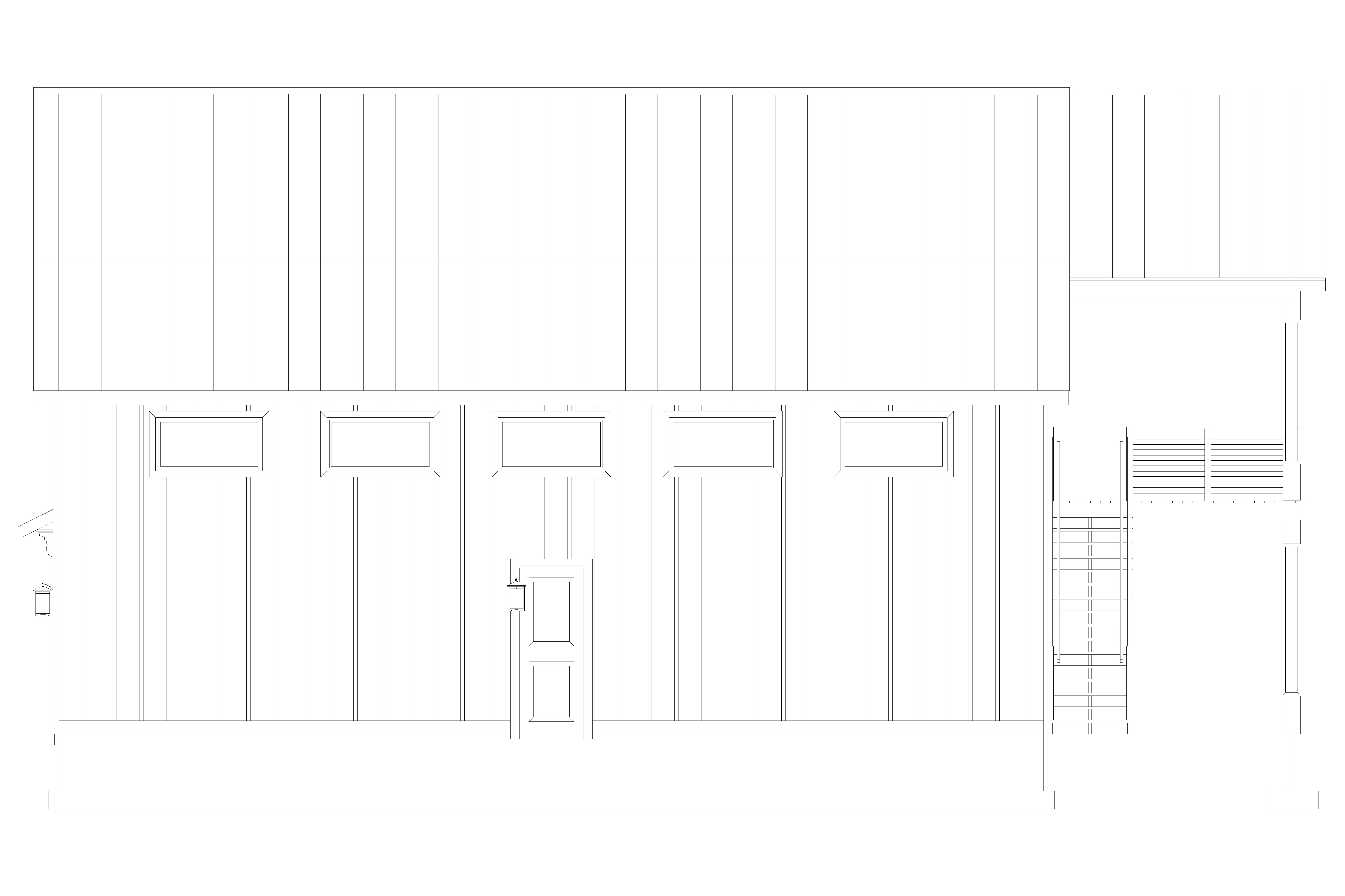Home Plan Right Elevation of this 2-Bedroom,1587 Sq Ft Plan -187-1264