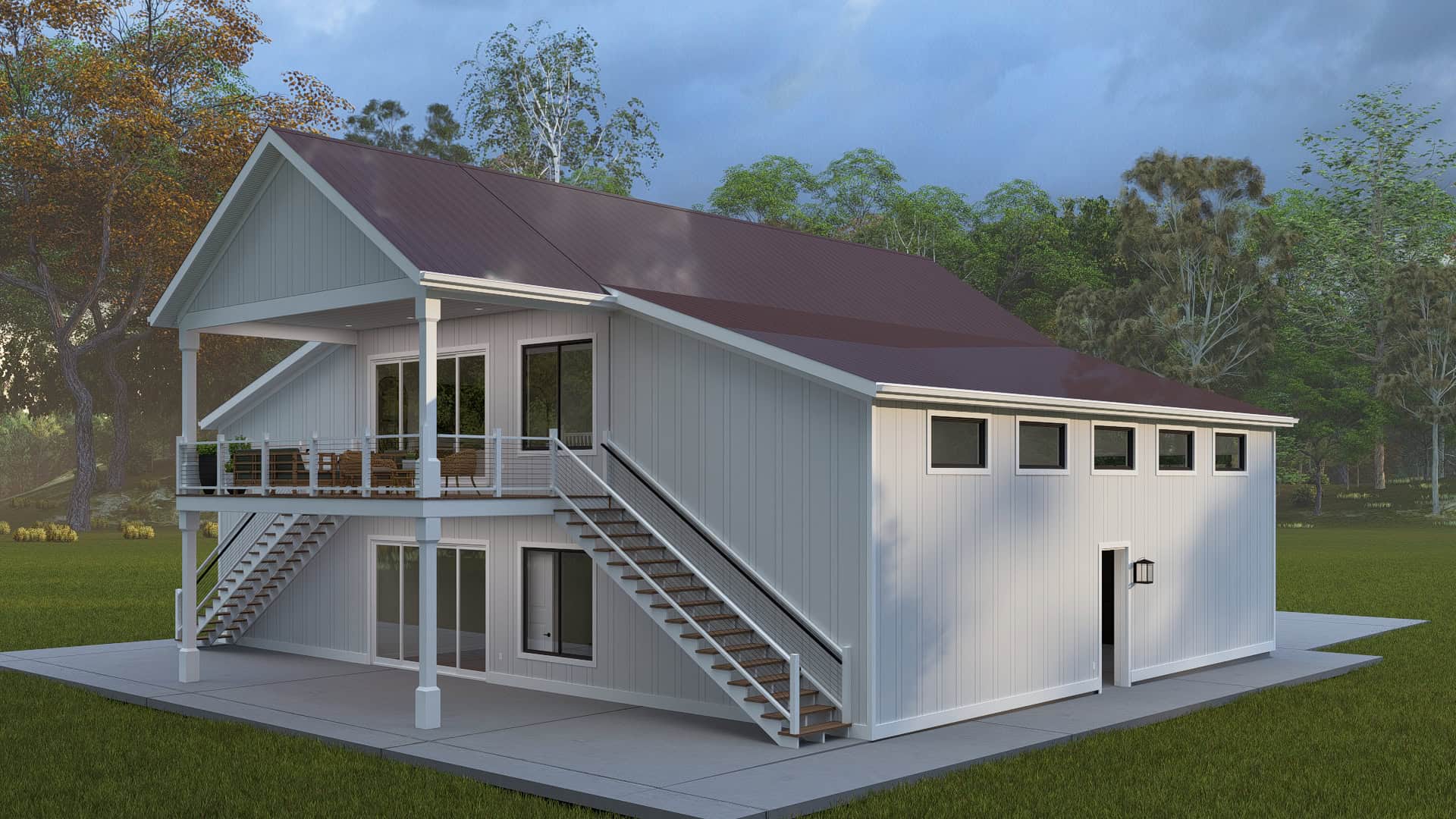 Home Exterior Photograph of this 2-Bedroom,1587 Sq Ft Plan -187-1264