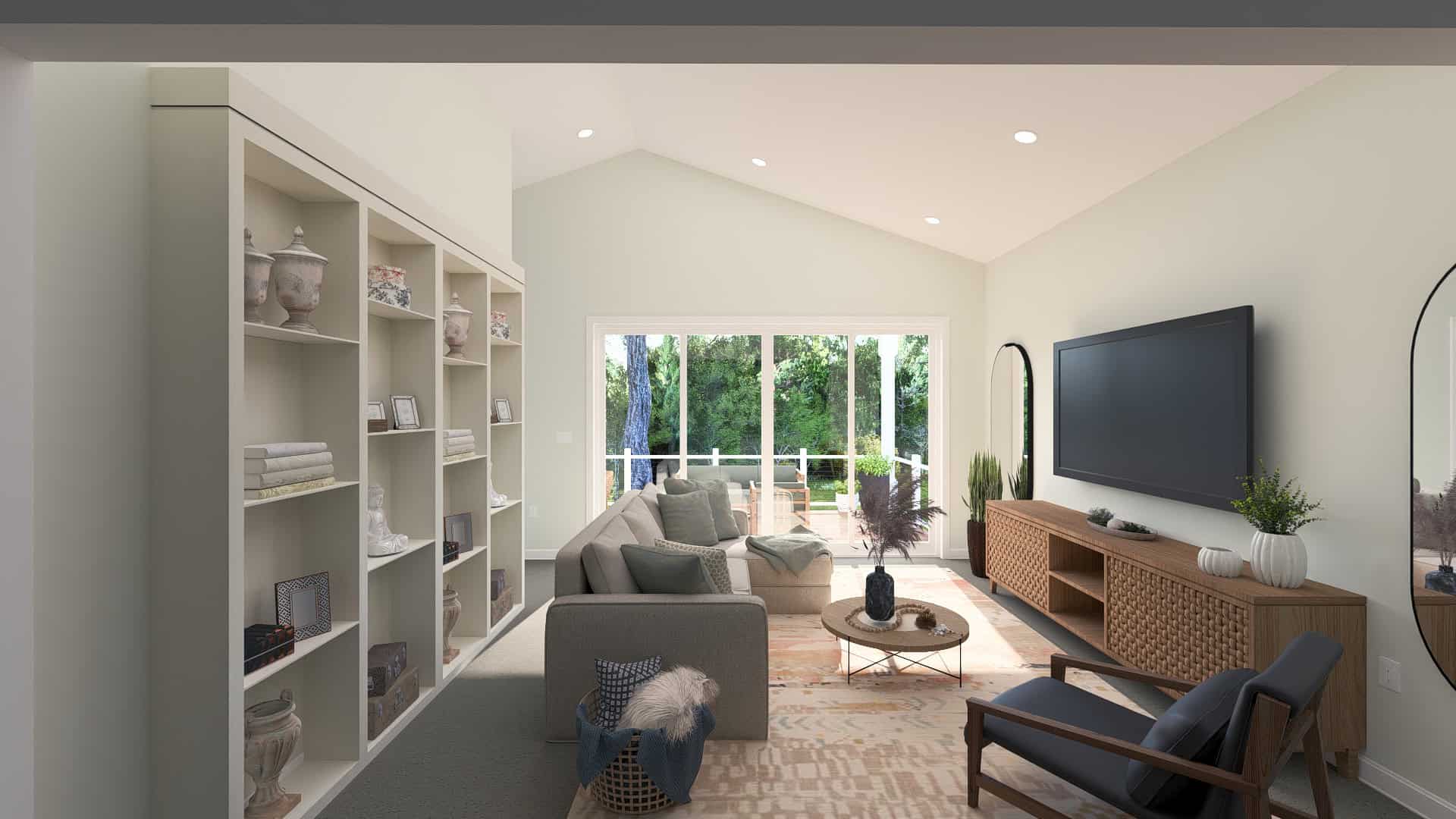 Living Room of this 2-Bedroom,1587 Sq Ft Plan -187-1264