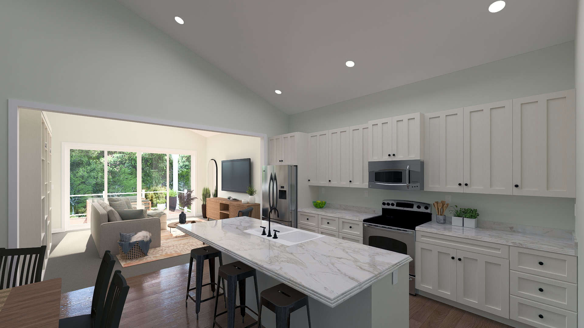 Kitchen of this 2-Bedroom,1587 Sq Ft Plan -187-1264