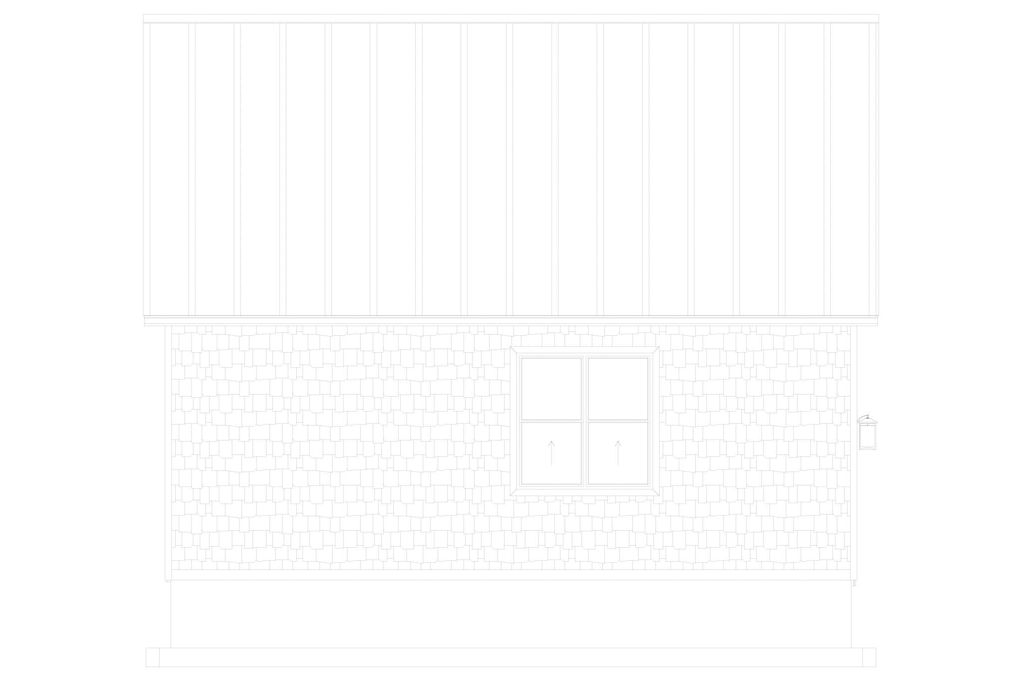 Home Plan Left Elevation of this 0-Bedroom,160 Sq Ft Plan -187-1266