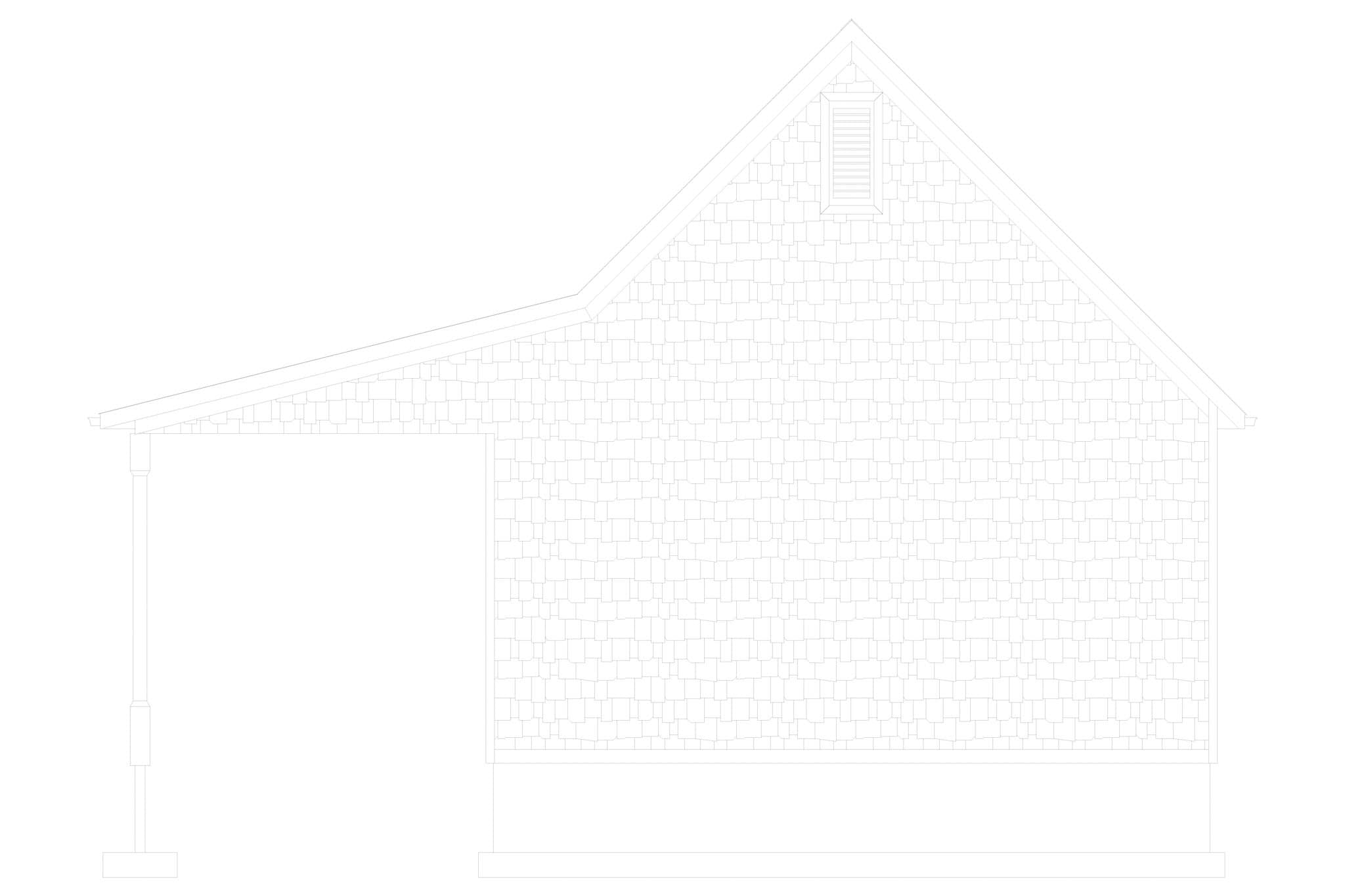 Home Plan Rear Elevation of this 0-Bedroom,160 Sq Ft Plan -187-1266