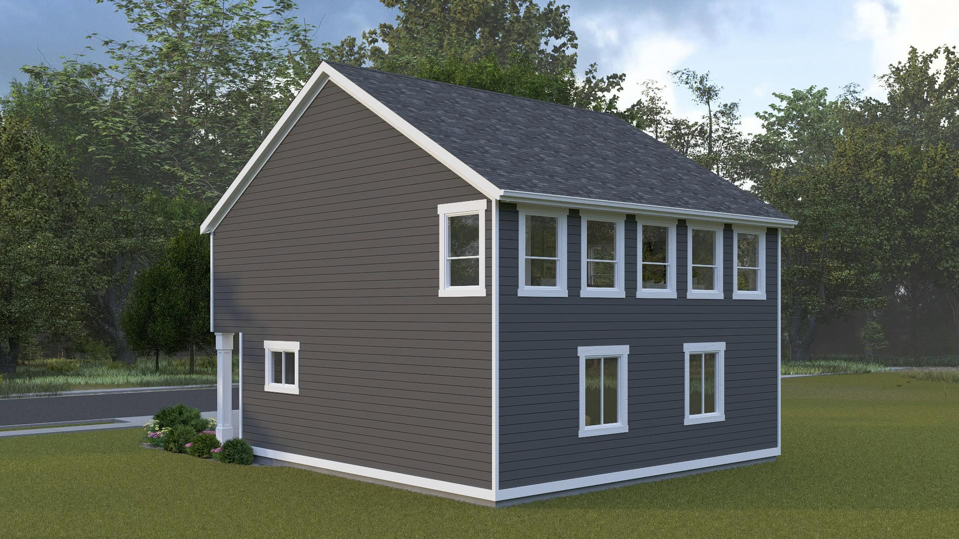 Home Exterior Photograph of this 2-Bedroom,1327 Sq Ft Plan -187-1267