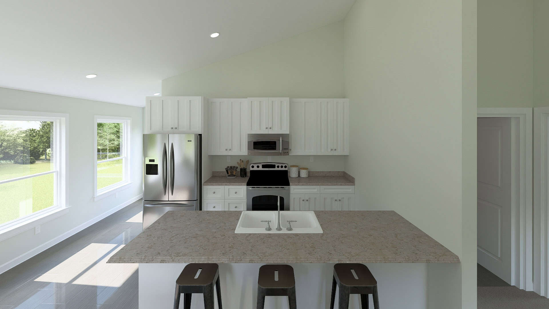 Home Interior Photograph of this 2-Bedroom,1327 Sq Ft Plan -187-1267