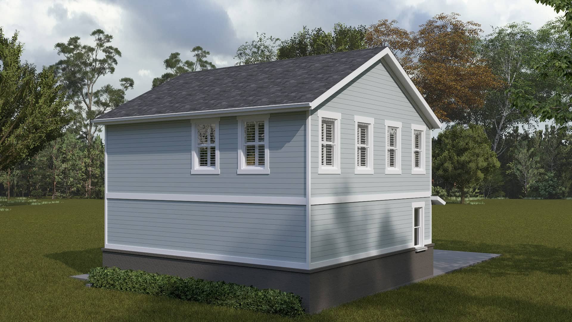 Home Exterior Photograph of this 2-Bedroom,945 Sq Ft Plan -187-1268