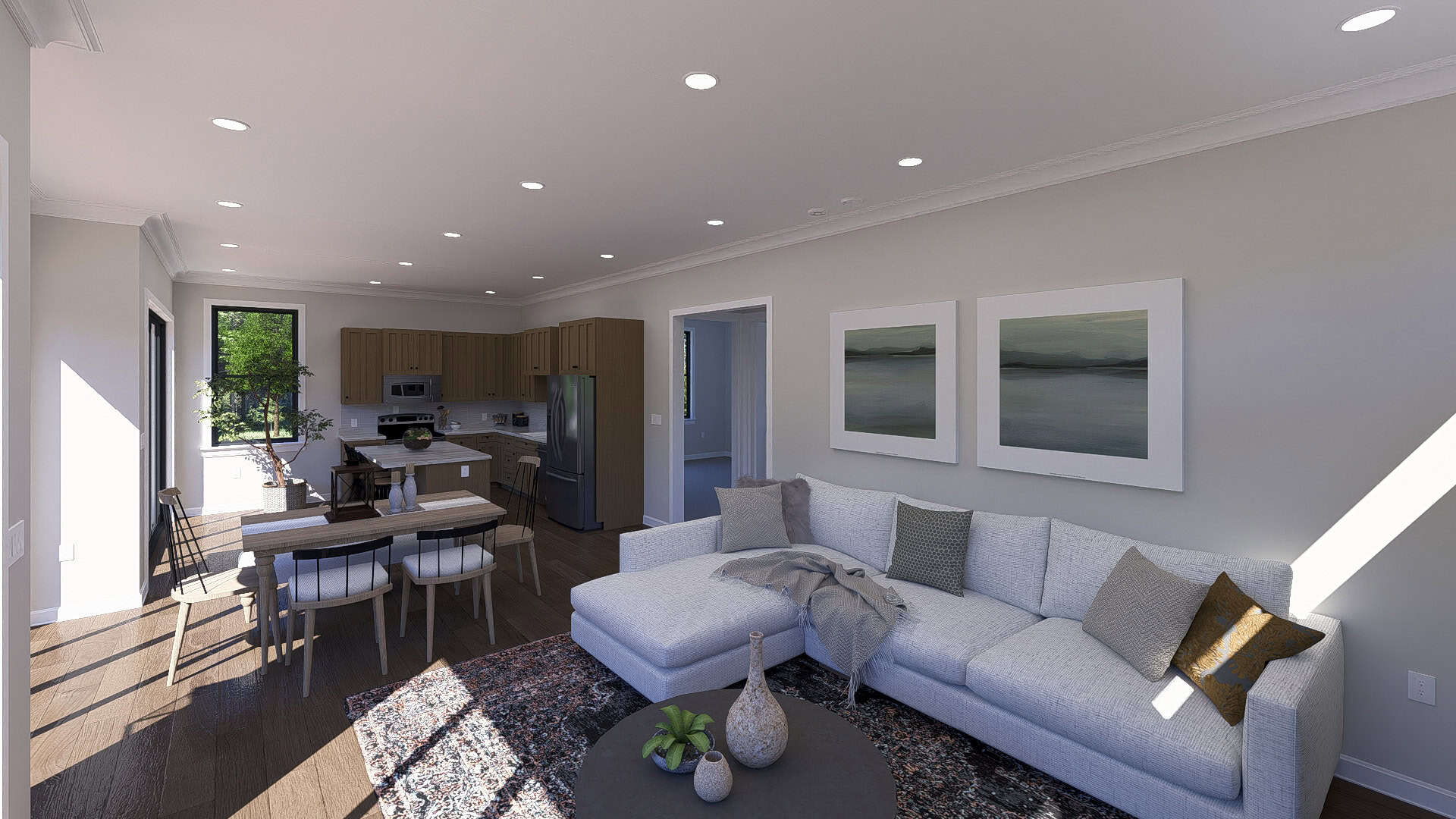 Home Interior Photograph of this 2-Bedroom,1104 Sq Ft Plan -187-1269