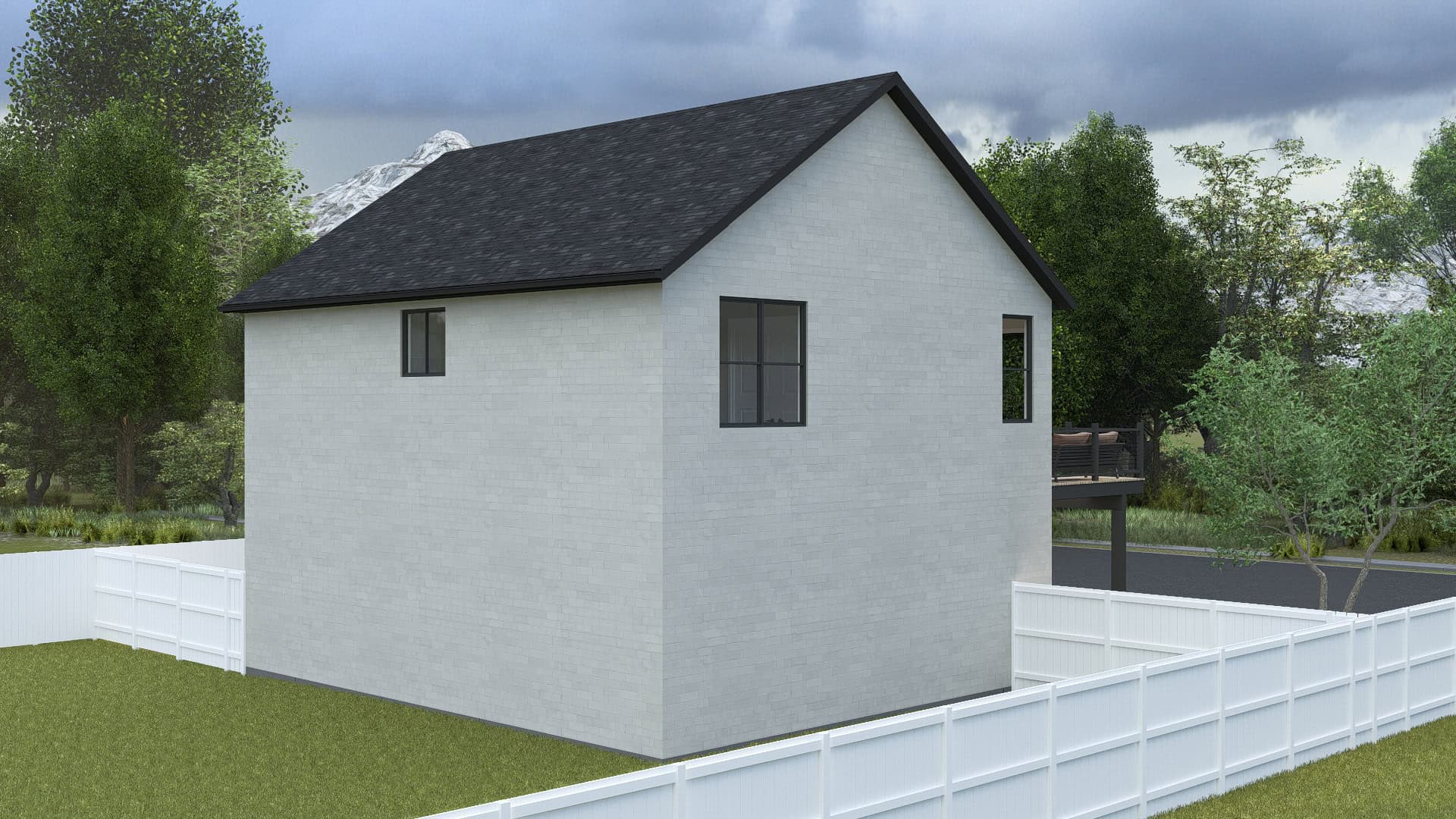 Home Exterior Photograph of this 2-Bedroom,1104 Sq Ft Plan -187-1269