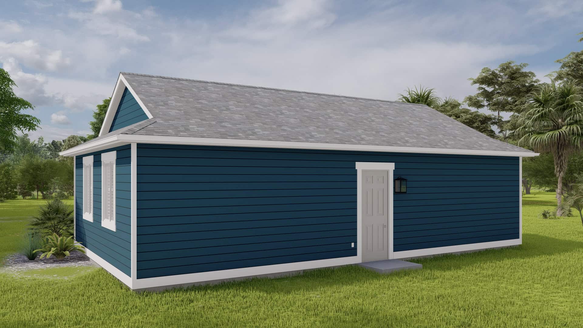 Home Exterior Photograph of this 0-Bedroom,421 Sq Ft Plan -187-1270