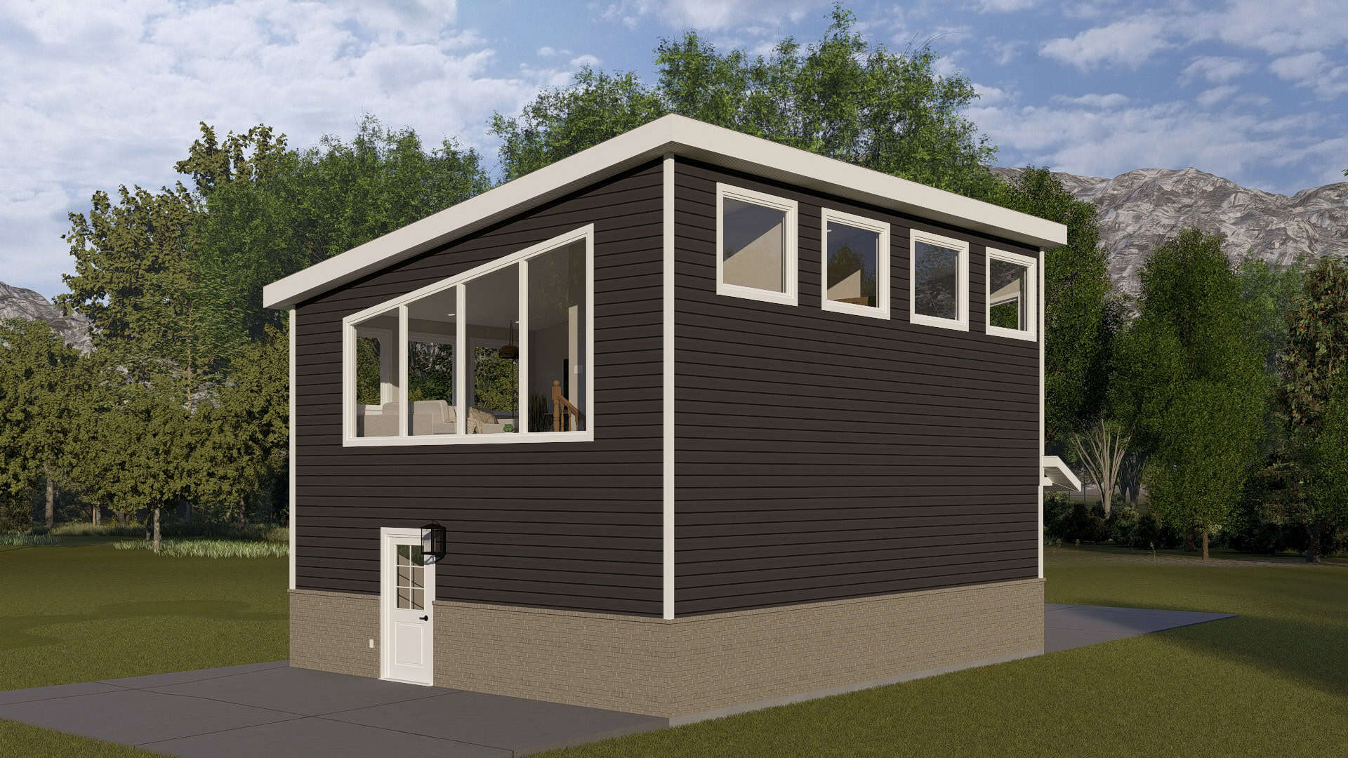 Home Exterior Photograph of this 1-Bedroom,998 Sq Ft Plan -187-1271