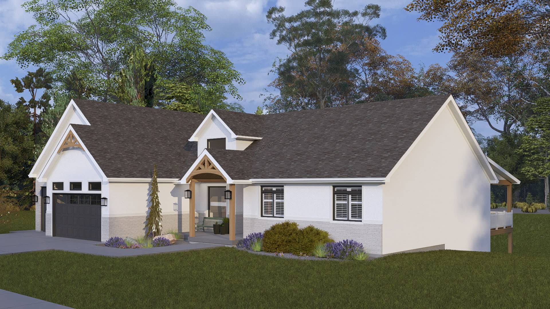 Home Exterior Photograph of this 6-Bedroom,5195 Sq Ft Plan -187-1272