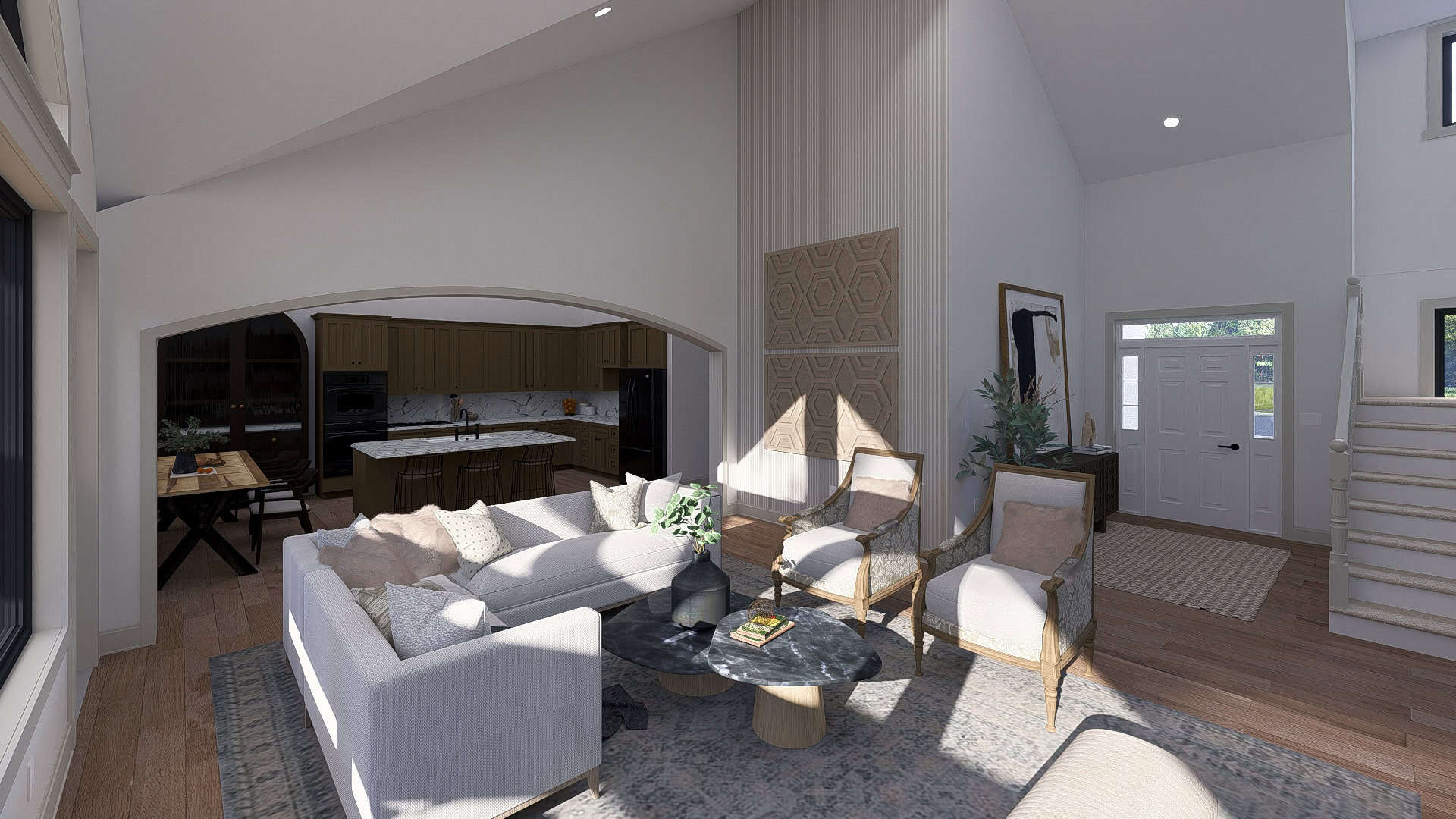 Great Room of this 6-Bedroom,5195 Sq Ft Plan -187-1272