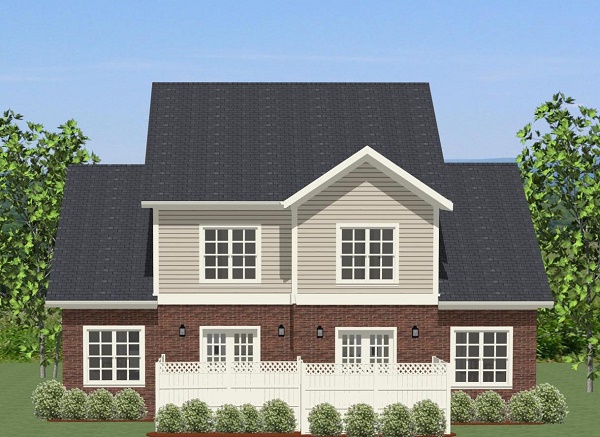 Patio of this 2-Bedroom, 2815 Sq Ft Plan - 189-1083