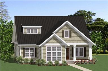 3-Bedroom, 1770 Sq Ft Cottage Home Plan - 189-1109 - Main Exterior