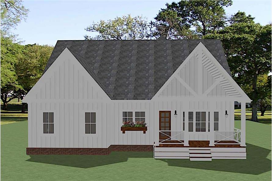 Rear View of this 3-Bedroom,2337 Sq Ft Plan -189-1139