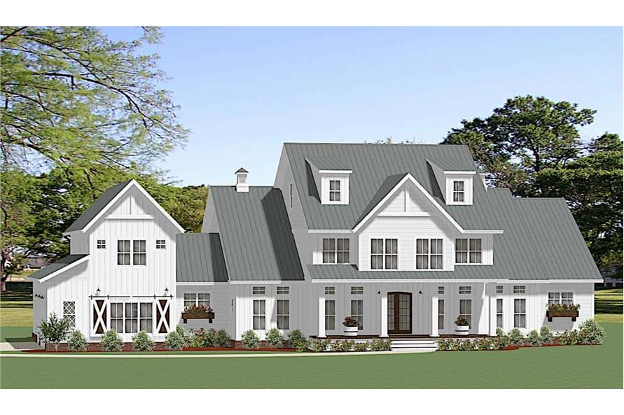  Farmhouse  House  Plan  5  Bedrms 5  5  Baths 4455 Sq Ft 