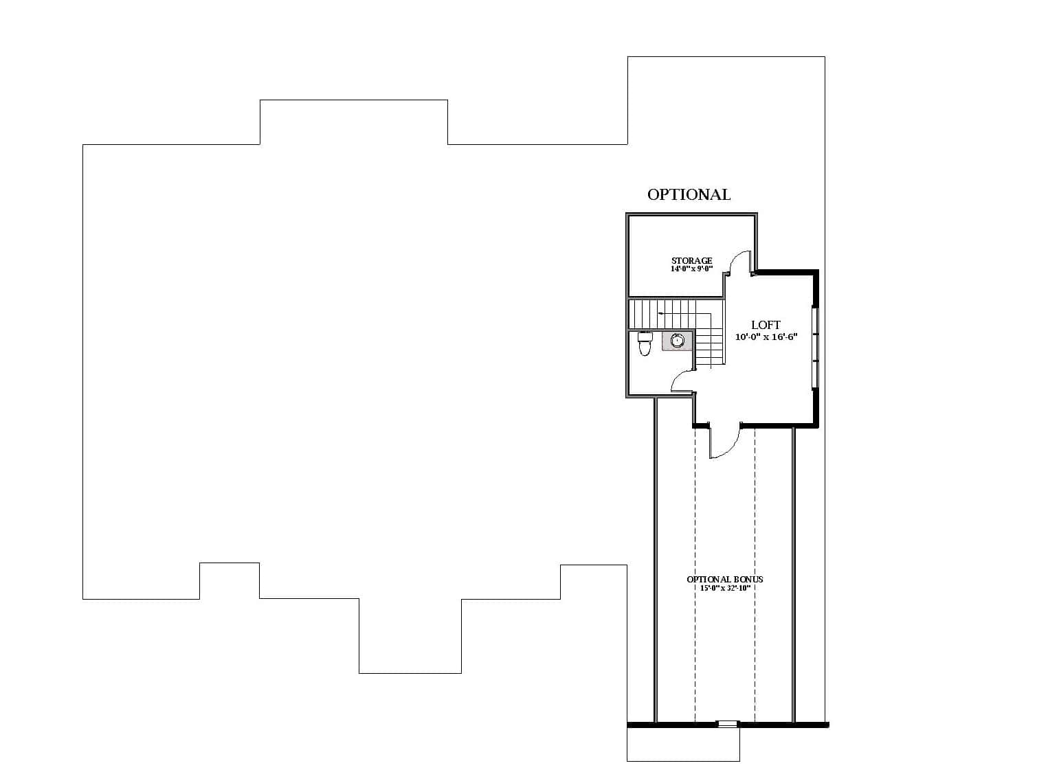 Bonus Room of Country Plan #189-1145